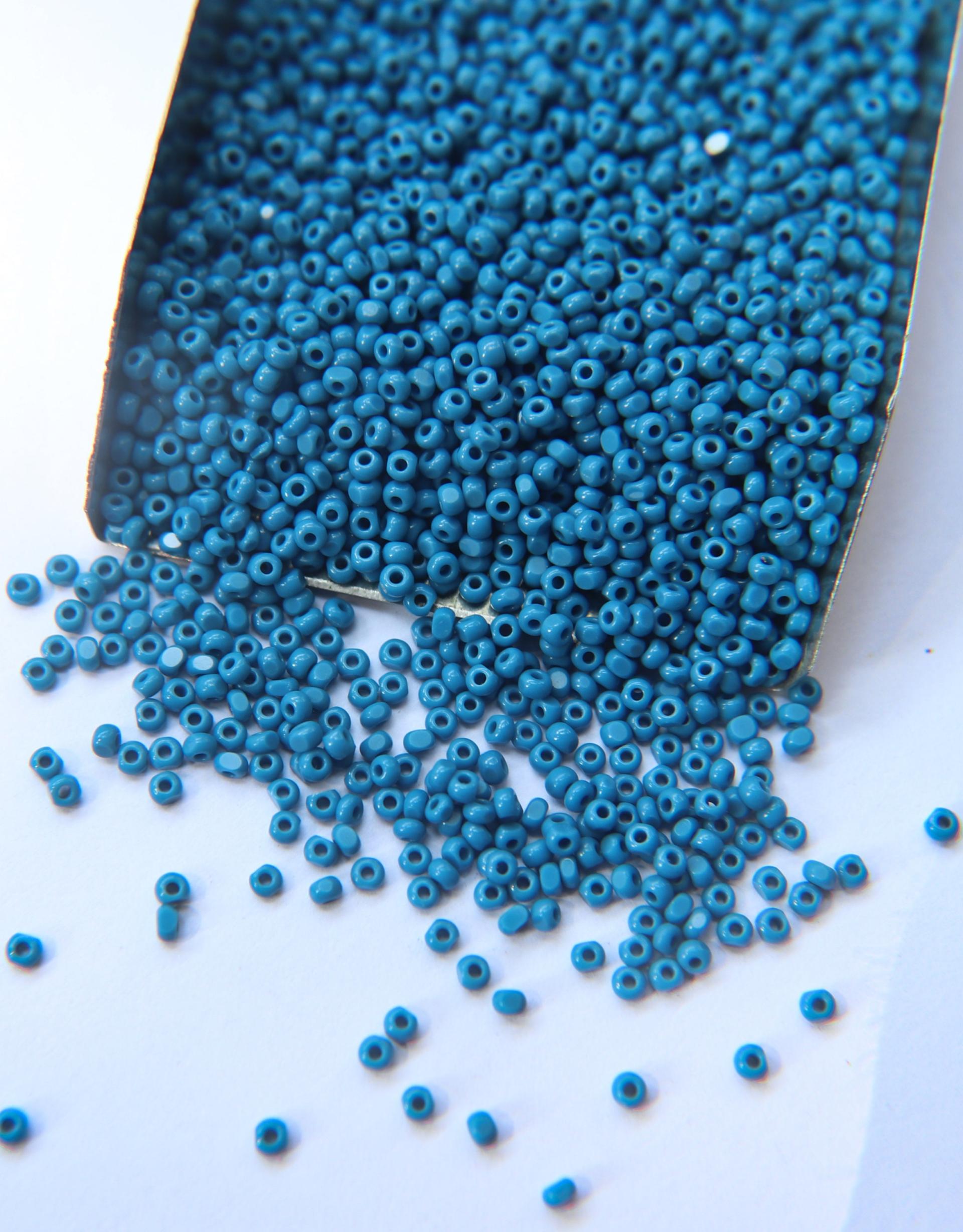 11/0 Charlotte true Cut Beads Slate Blue Opaque 10/20/50/250/500 Grams embroidery materials, jewelry making, vintage beads, premium supply