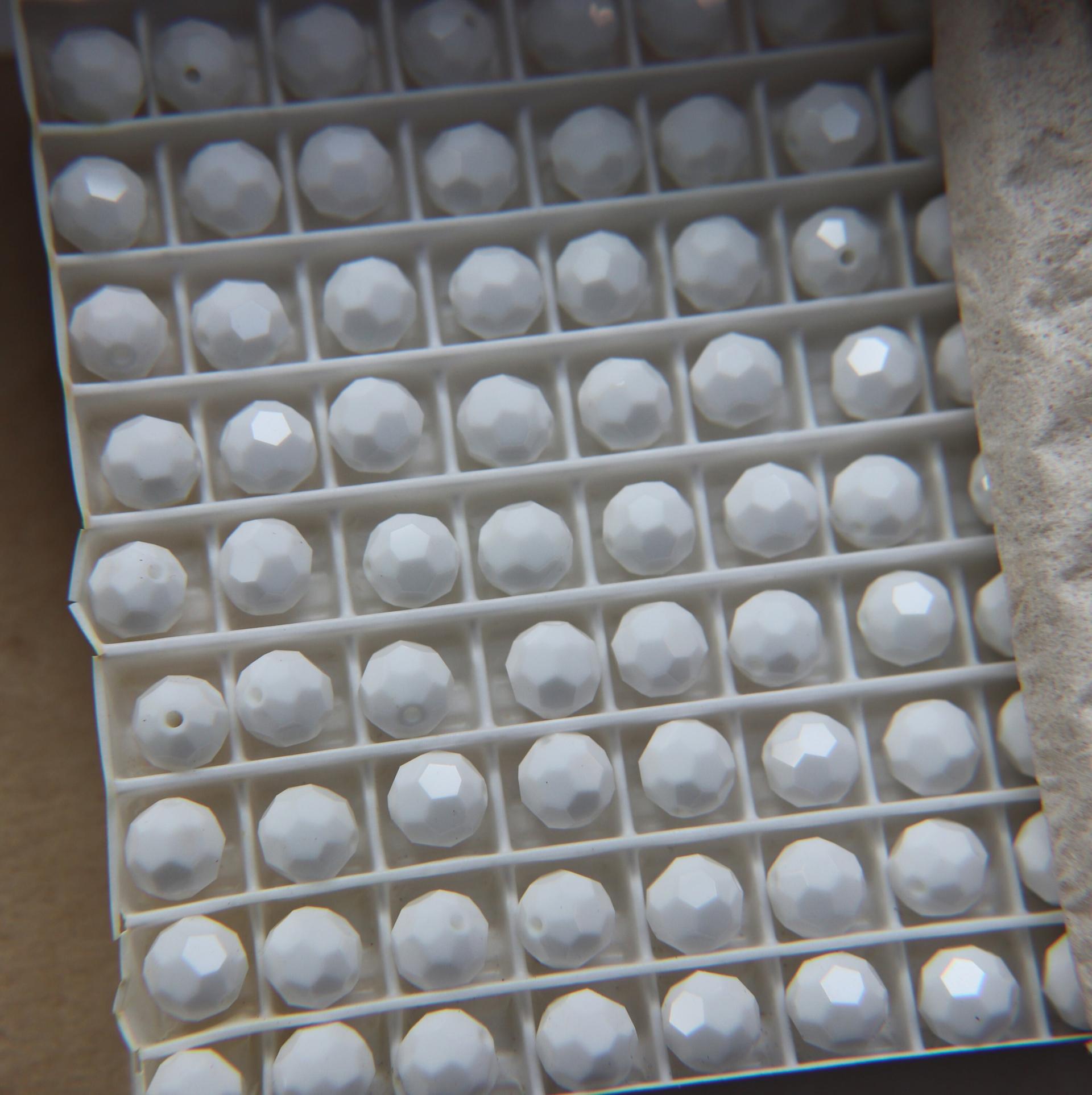 6mm Swarovski Elements Article 5000 Chalk White Faceted Round Beads 6/12/36/172/44/288/720 Pieces PREMIUM SUPPLY