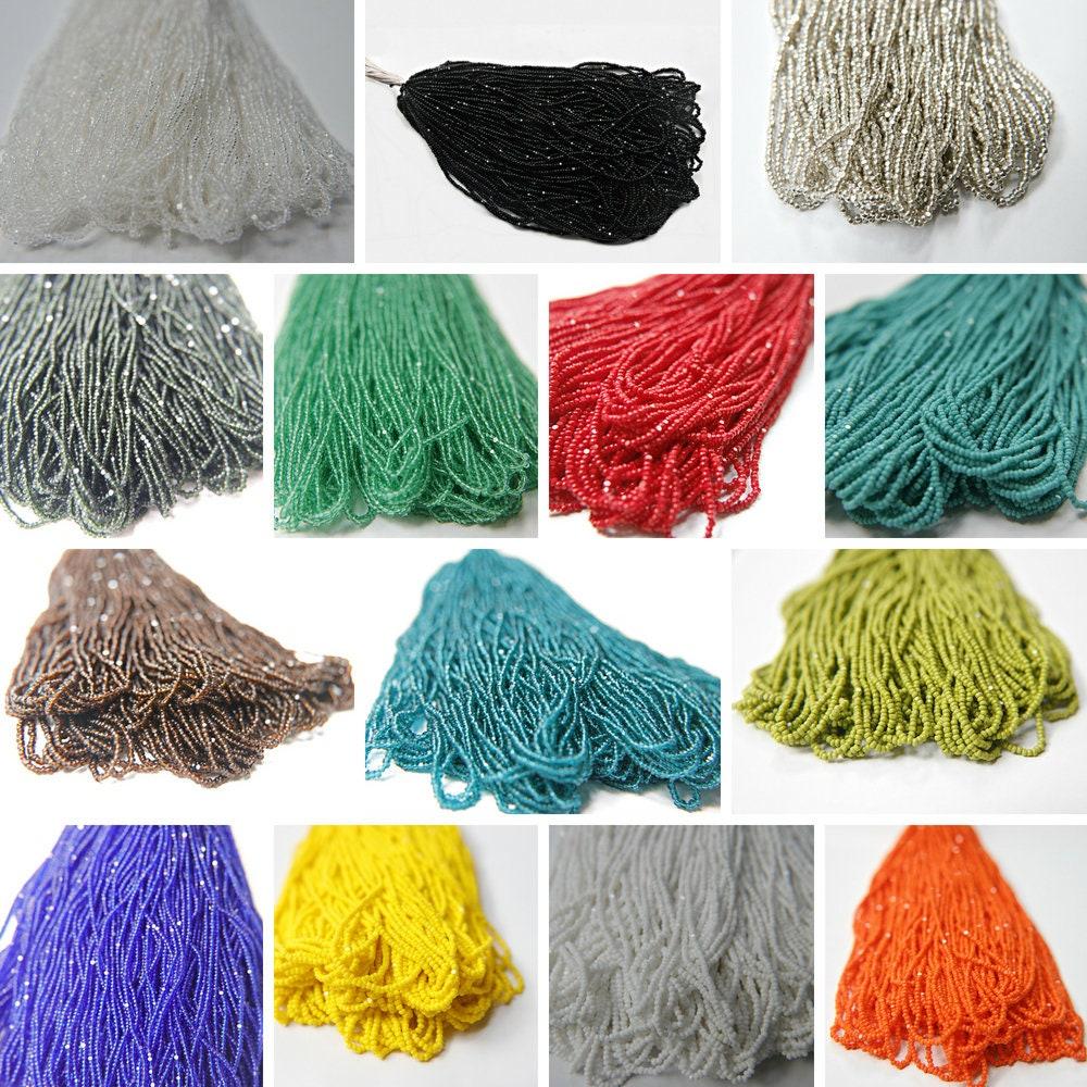 13/0 Hanks Charlotte Cut Beads 50430 Transparent Lime 1/5/25/50/100 Hanks 1.6mm glass beads, jewelry supply, findings, craft supply