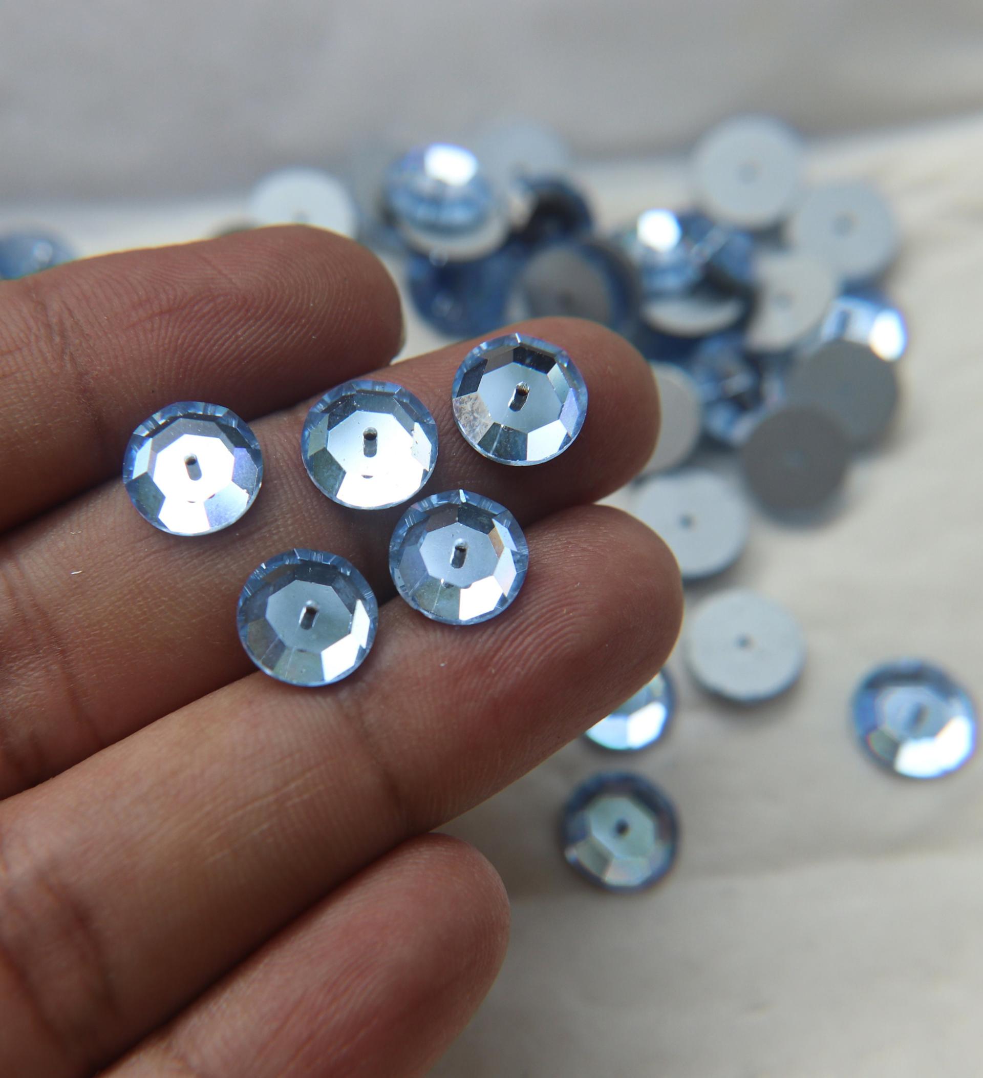 Swarovski Crystal 10MM 3000 Vintage Lochrose SEW ON STONES 6/12/24/36/72 pieces premium findings beads, sewing stones, gemstone beads