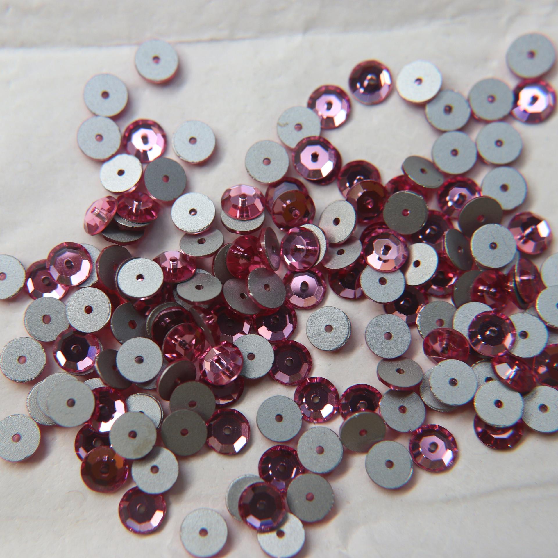 Swarovski Crystal 6MM 3000 Vintage Lochrose SEW ON STONES 12/24/36/72/144 pieces premium findings beads, sewing stones, gemstone beads
