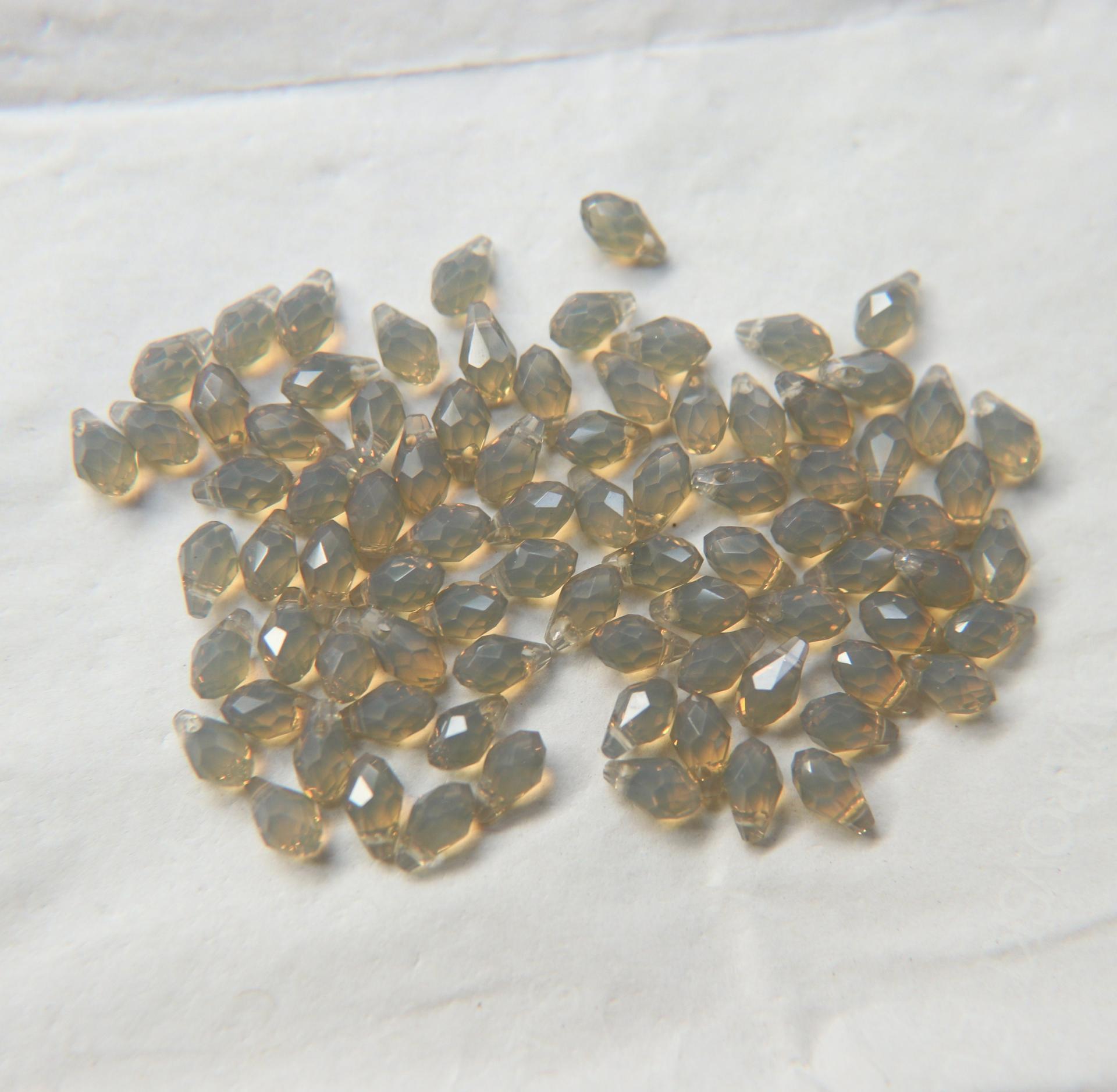 Swarovski 6007 Small Briolette Pendant 7X4MM (12 Colors) Fancy Teardrop drop Pendant 2/6/12/36 Pieces PREMIUM MATERIALS