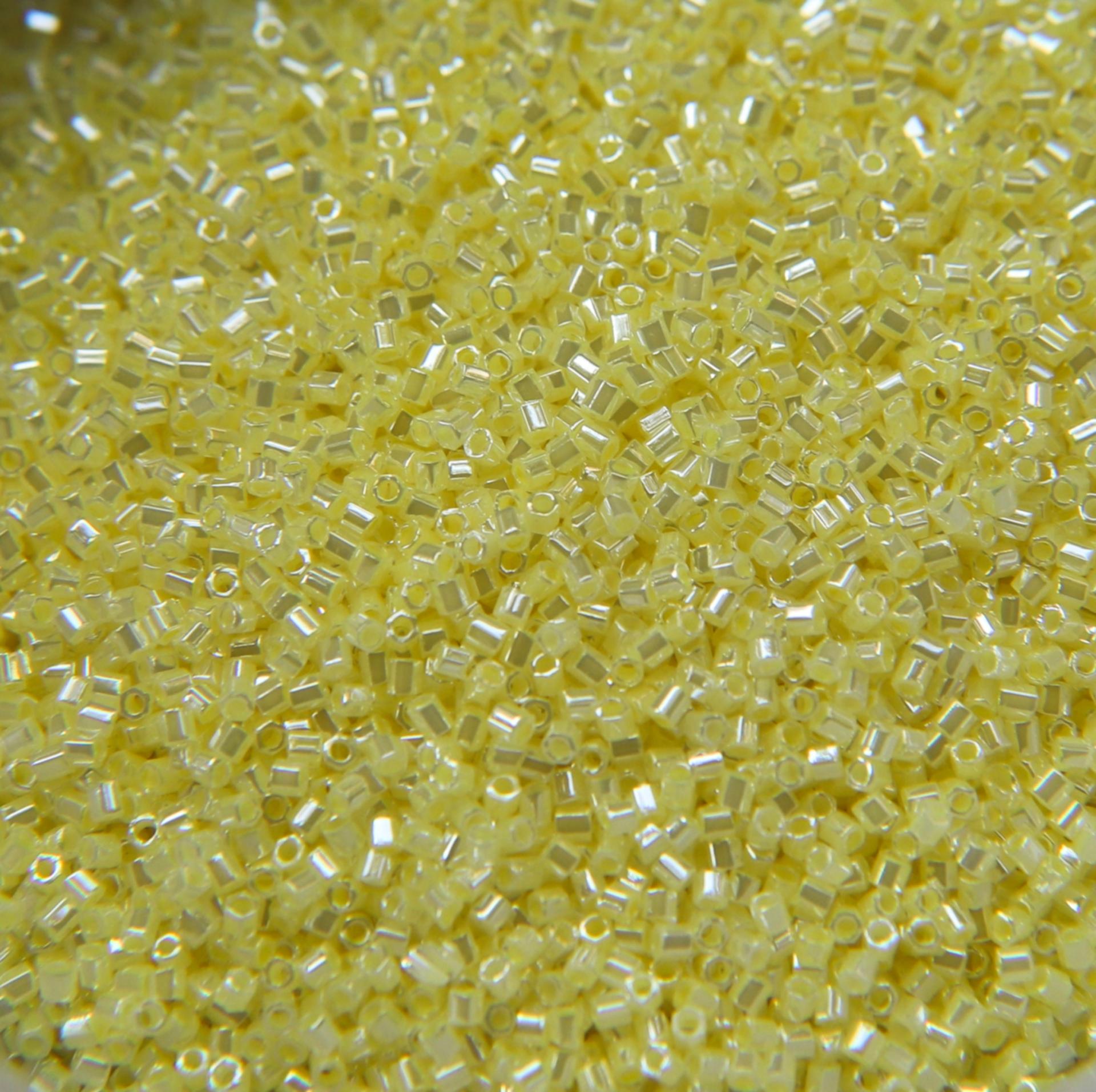 15/0 MIYUKI Hex Lemon Ice Ceylon Japanese Beads 10/20/50/100 Grams embroidery materials Jewelry making beads, vintage beads, premium beads