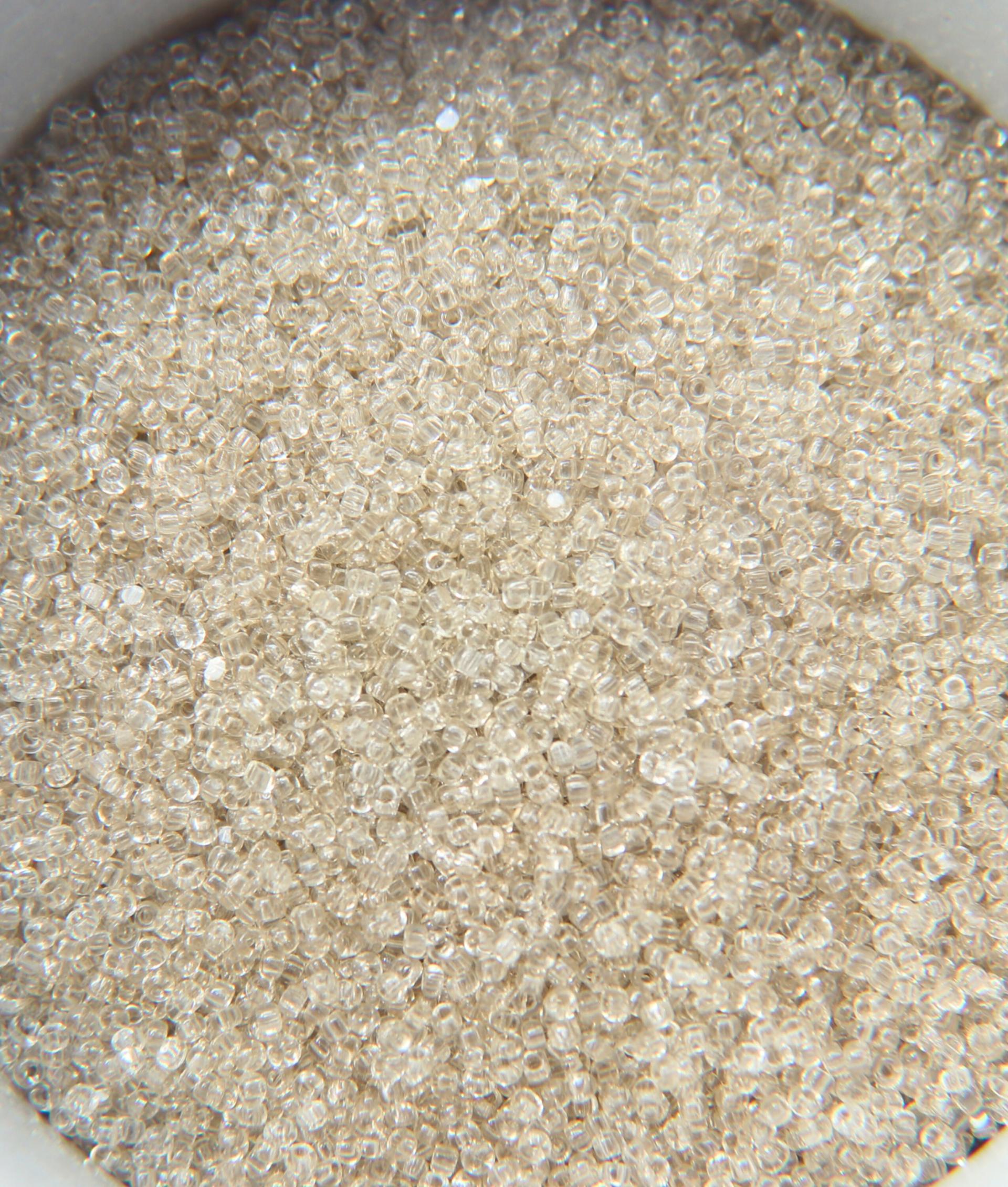 11/0 Charlotte true Cut Beads Ionized Crystal Light Champagne 10/20/50/250/500 Grams PREMIUM SEED Beads