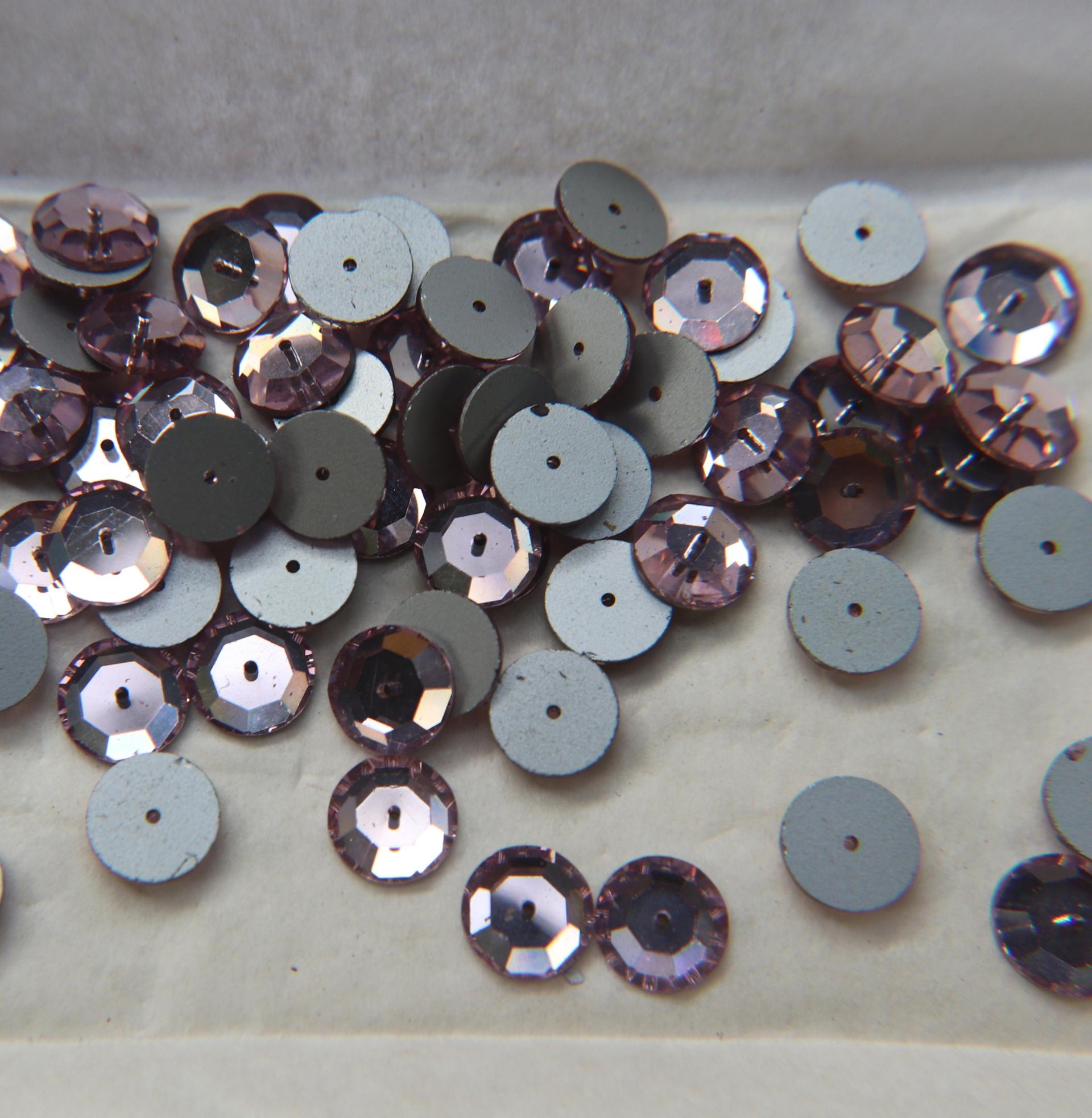 Swarovski Crystal 10MM 3000 Vintage Lochrose SEW ON STONES 6/12/24/36/72 pieces premium findings beads, sewing stones, gemstone beads
