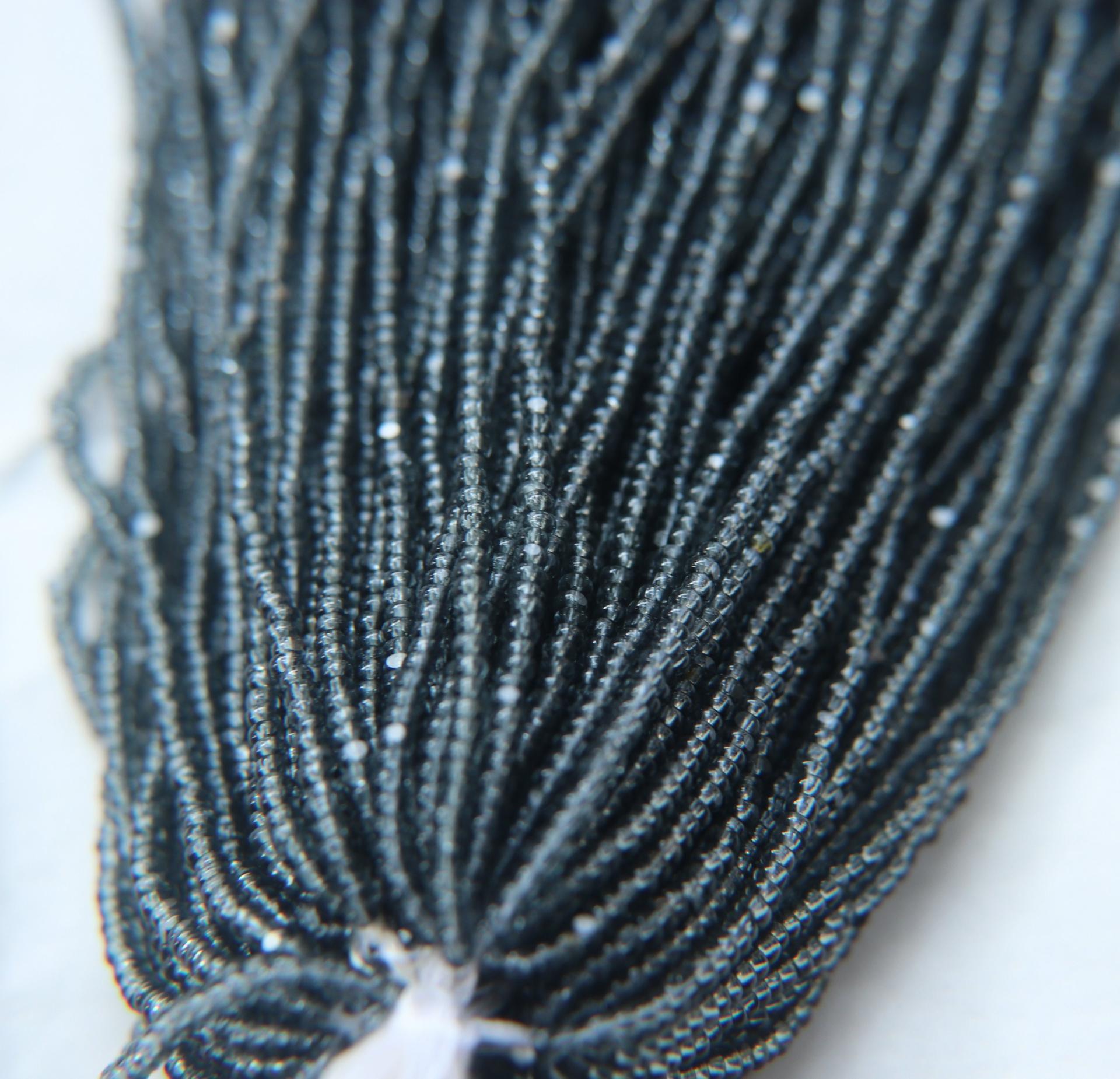 11/0 Hanks Charlotte Cut Beads Transparent Grey 1/5/25/50/100 Hanks 2.0mm PREMIUM beads craft supplies, embroidery materials