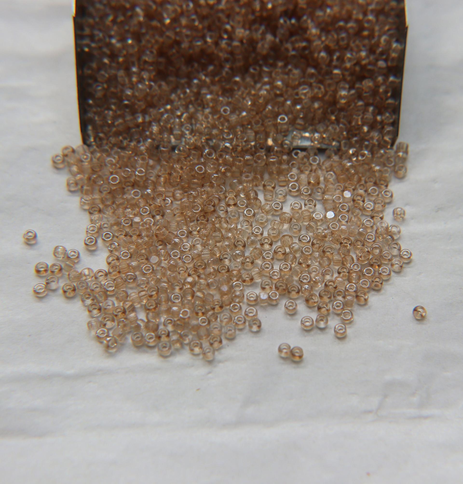 11/0 Charlotte Cut Beads Crystal Golden Honey 10/20/50/250/500 Grams PREMIUM MATERIALS