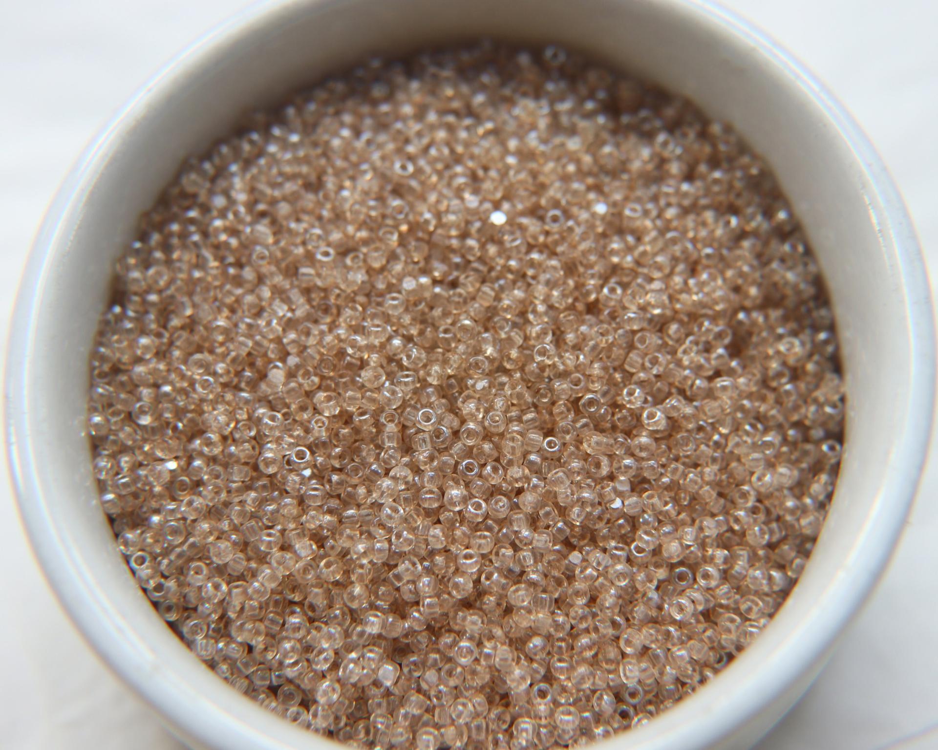 11/0 Charlotte Cut Beads Crystal Golden Honey 10/20/50/250/500 Grams PREMIUM MATERIALS