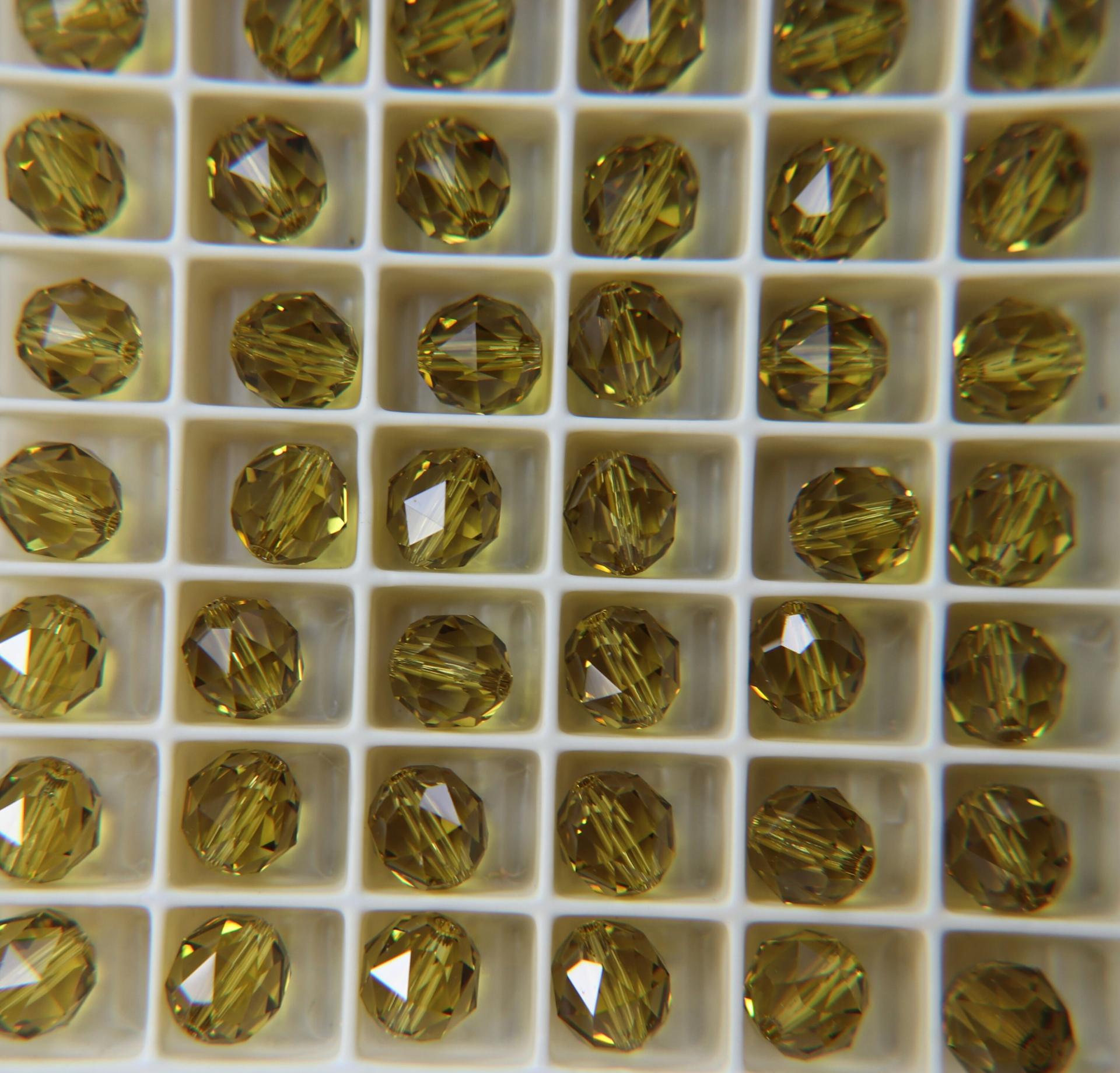 Swarovski 5025 8mm Round Faceted Bead 2/6/12/36/72/144 Pieces (4 Colours) jewelry making beads