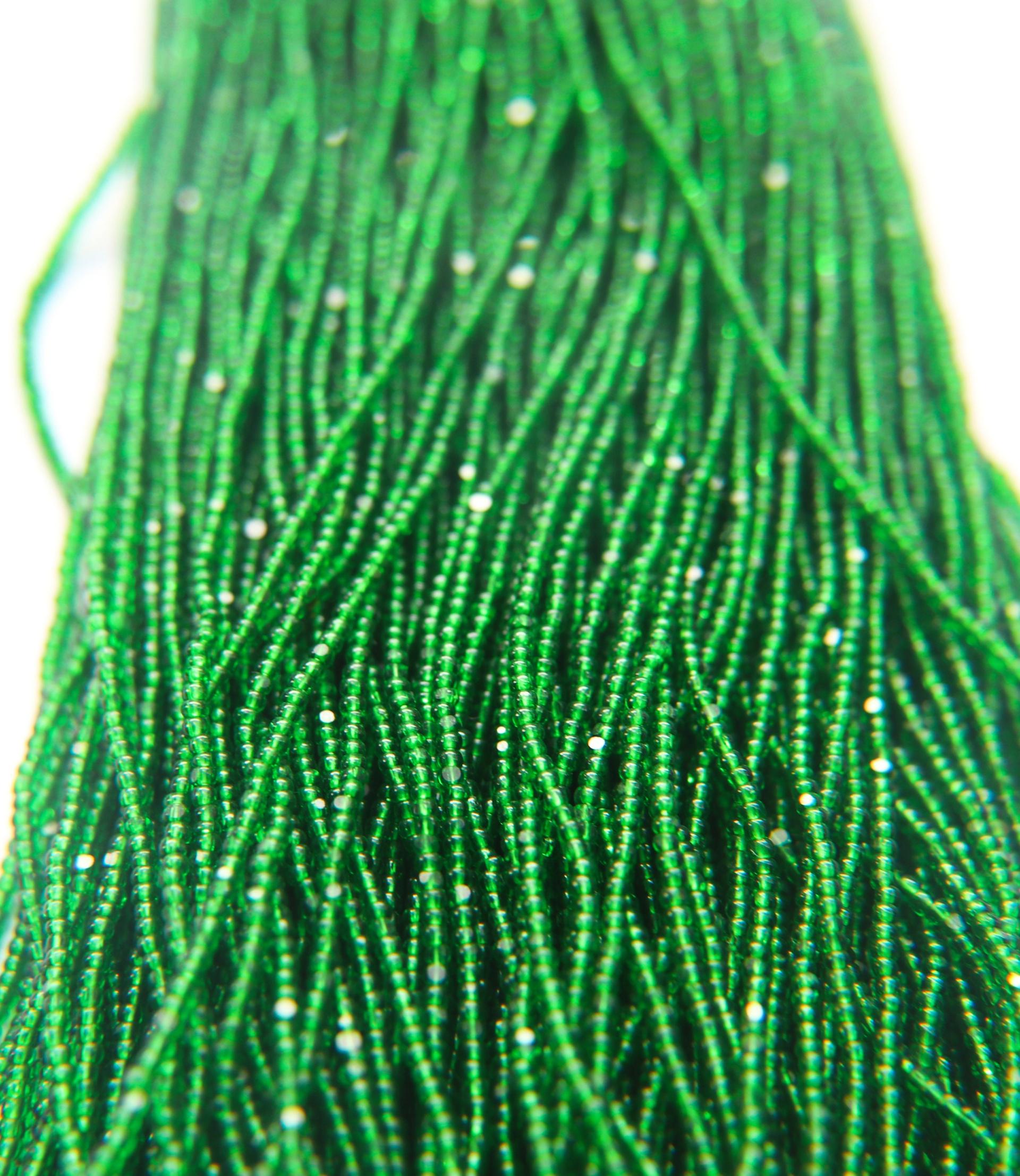 13/0 Hanks Charlotte Cut Beads 50100 Light Green (Transparent) 1/5/25/50/100 Hanks 1.6mm glass beads, jewelry supply, findings, craft supply
