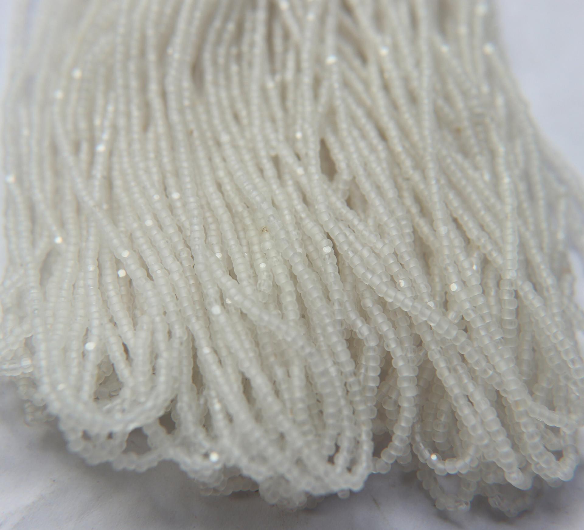 13/0 Charlotte Cut Beads Frosted Crystal 5/10/20/50/250/500 Grams craft supplies, jewelry making, embroidery materials, vintage findings