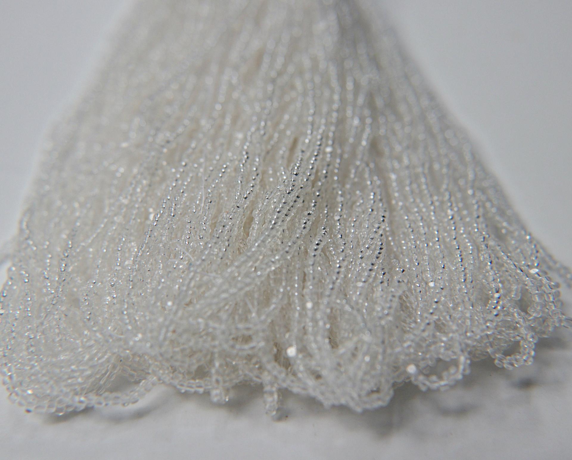 11/0 Charlotte Cut Beads Crystal Transparent 10/20/50/250/500 Grams (10 Grams 1300 Pieces), rare beads, czech beads, clear beading