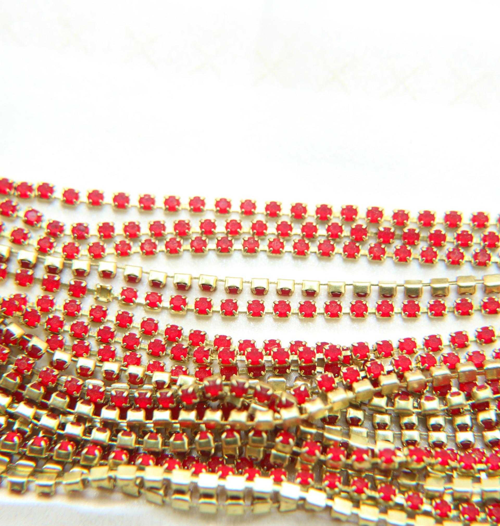 14PP Rhinestone Chain Swarovski vintage Matt 2mm Wedding Bridal Supplies Jewelry Making decorations