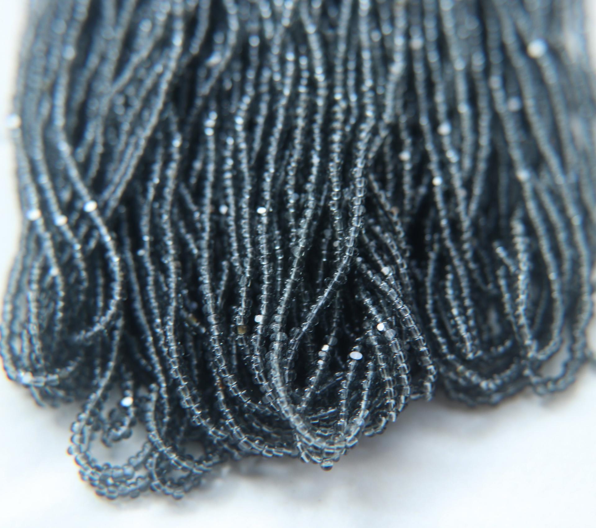 13/0 Charlotte true Cut Beads Transparent Grey 5/10/20/50/250/500 Grams PREMIUM SEED Beads