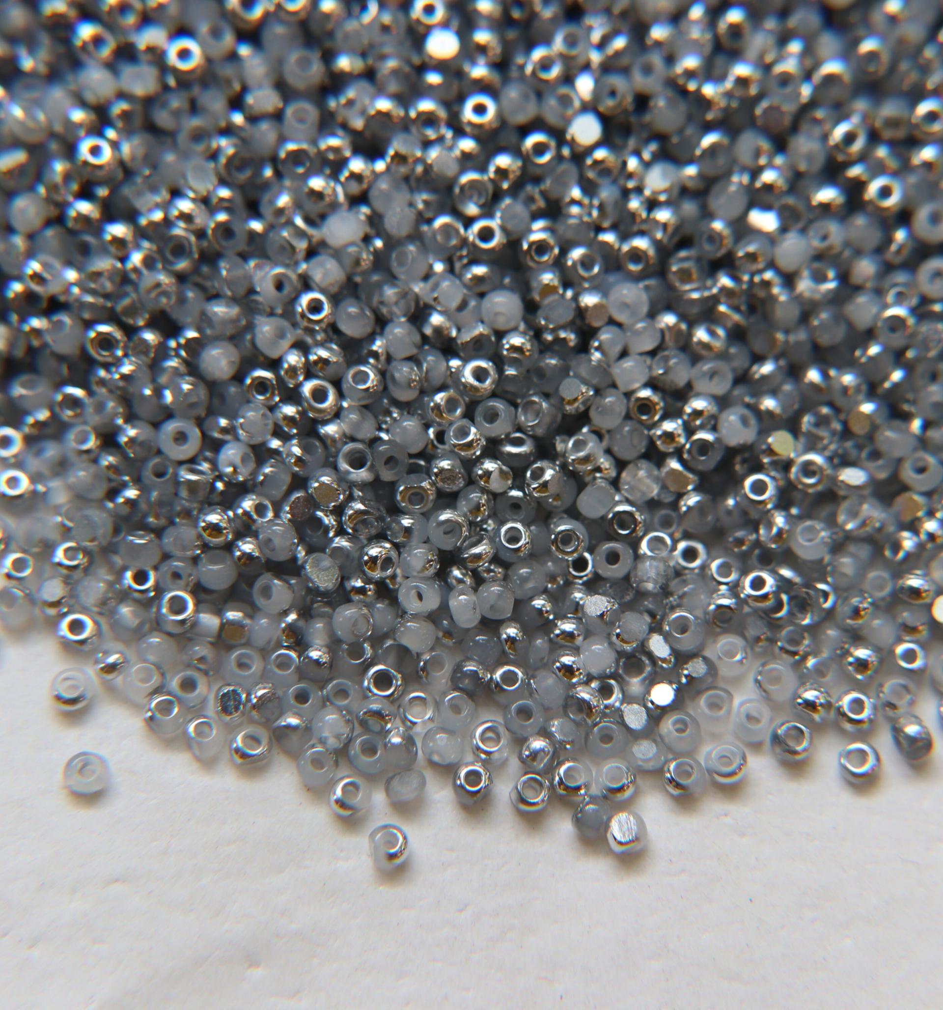 11/0 Charlotte True Cut Beads Patina Premium White Opal Silver 10/20/50/250/500 Grams PREMIUM SEED Beads