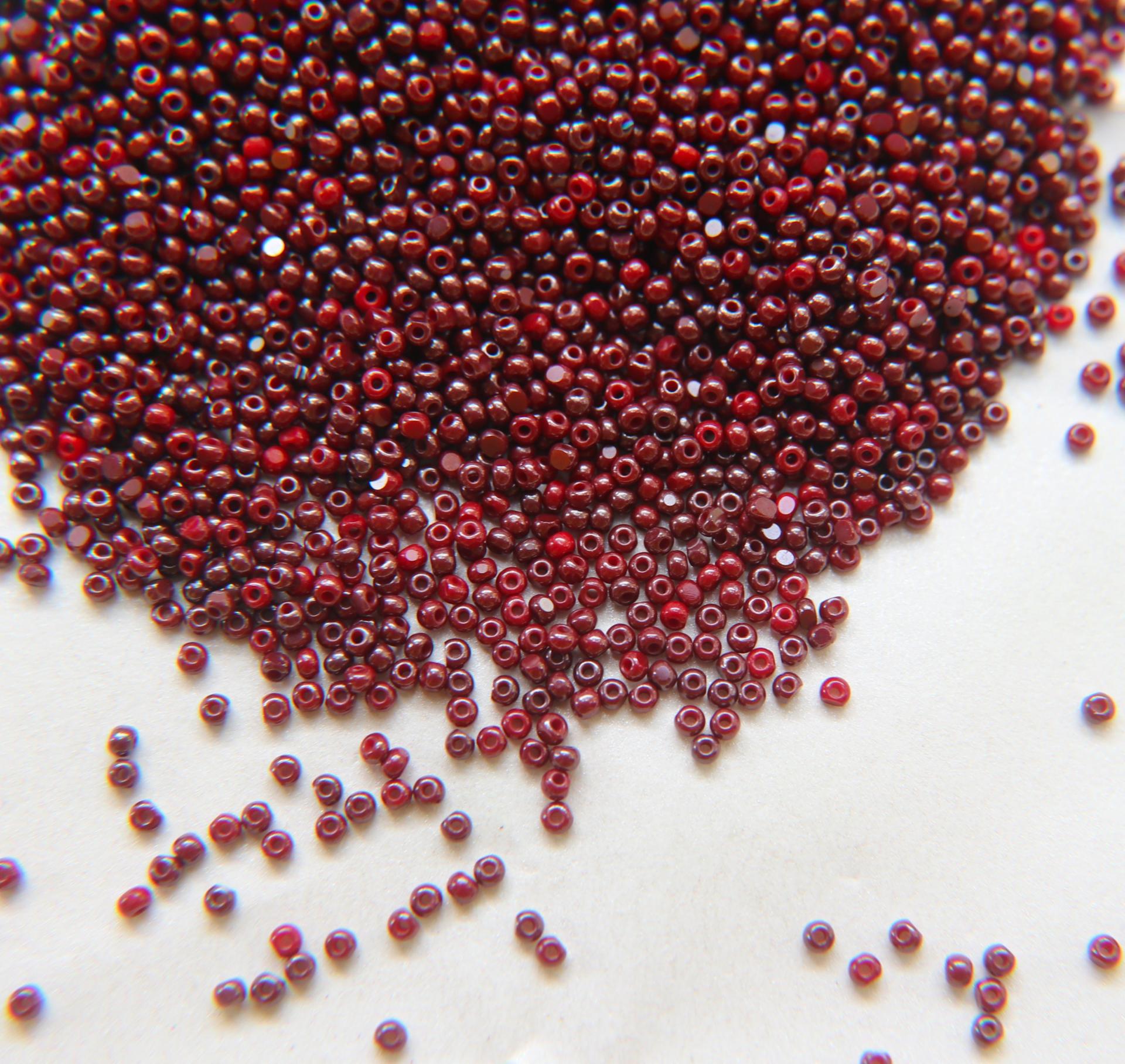 11/0 Charlotte true Cut Beads Ionized Light Red Opaque 10/20/50/250/500 Grams embroidery materials, jewelry making mix beads, metallic beads