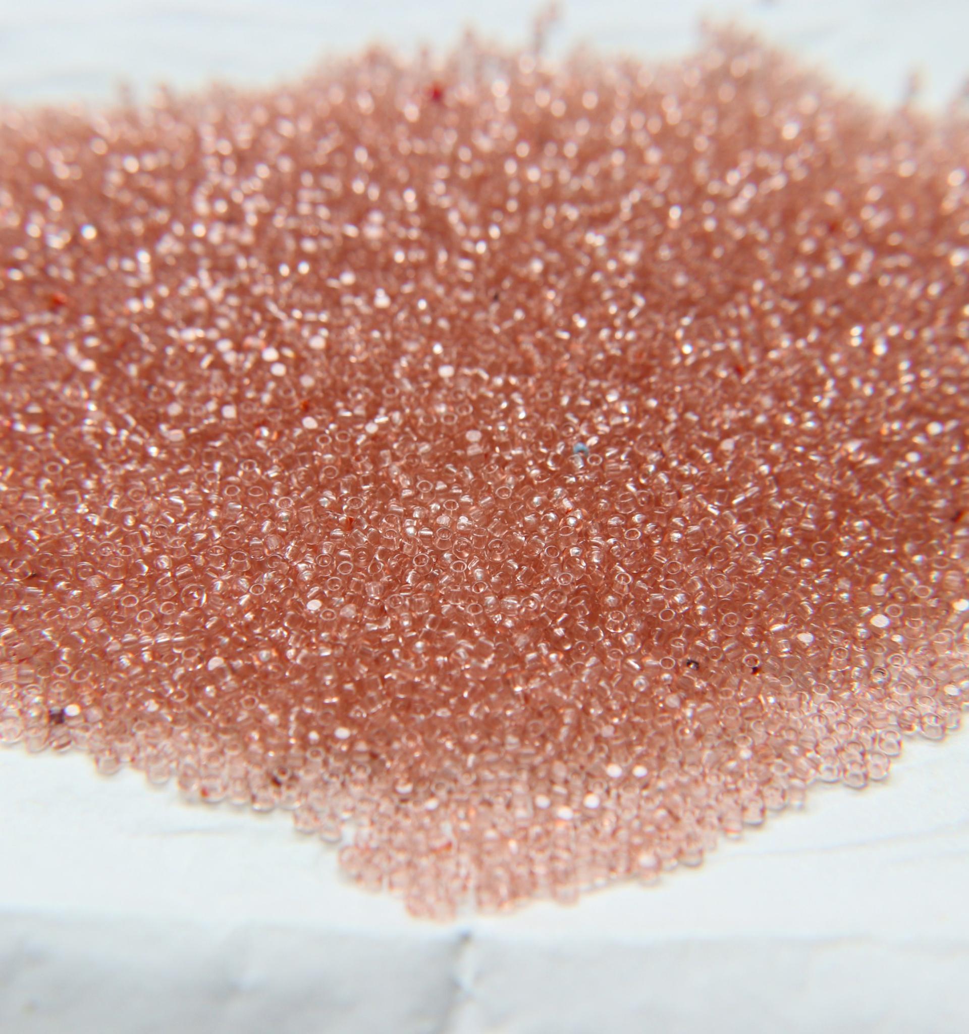 11/0 Charlotte Cut Beads Vintage Rose Transparent (Dyed) 10/20/50/250/500 Premium Seed beads, jewelry making