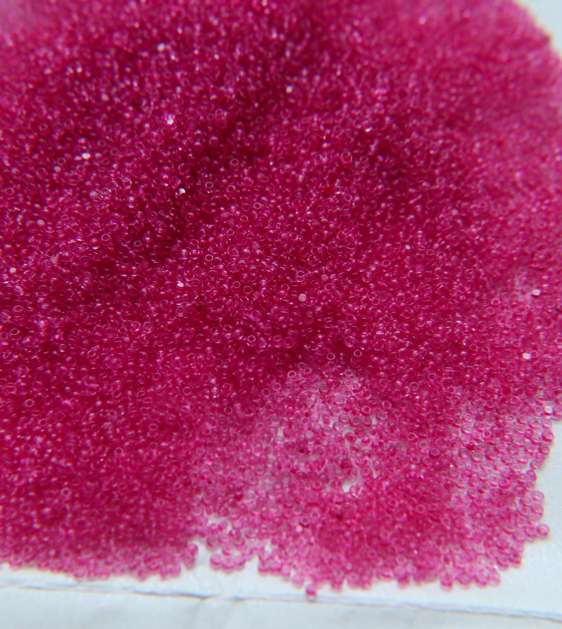 13/0 Charlotte true Cut Beads Rose Transparent (Dyed) 5/10/20/50/250/500 Grams PREMIUM SEED Beads