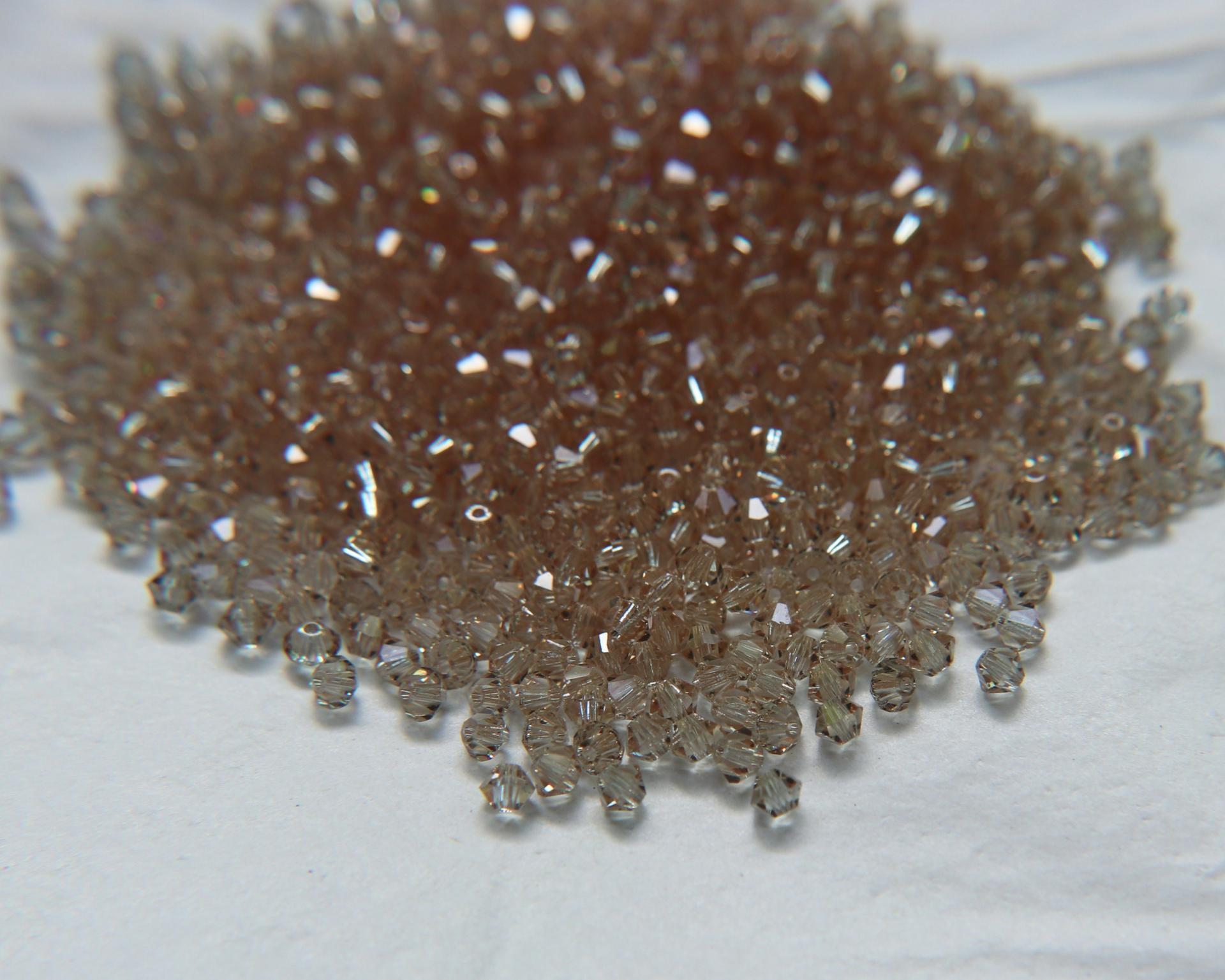4mm Cantaloupe Swarovski Bicone beads 36/72/144/432/720 Pieces VINTAGE SWAROVSKI, jewelry making, embroidery materials, craft supply