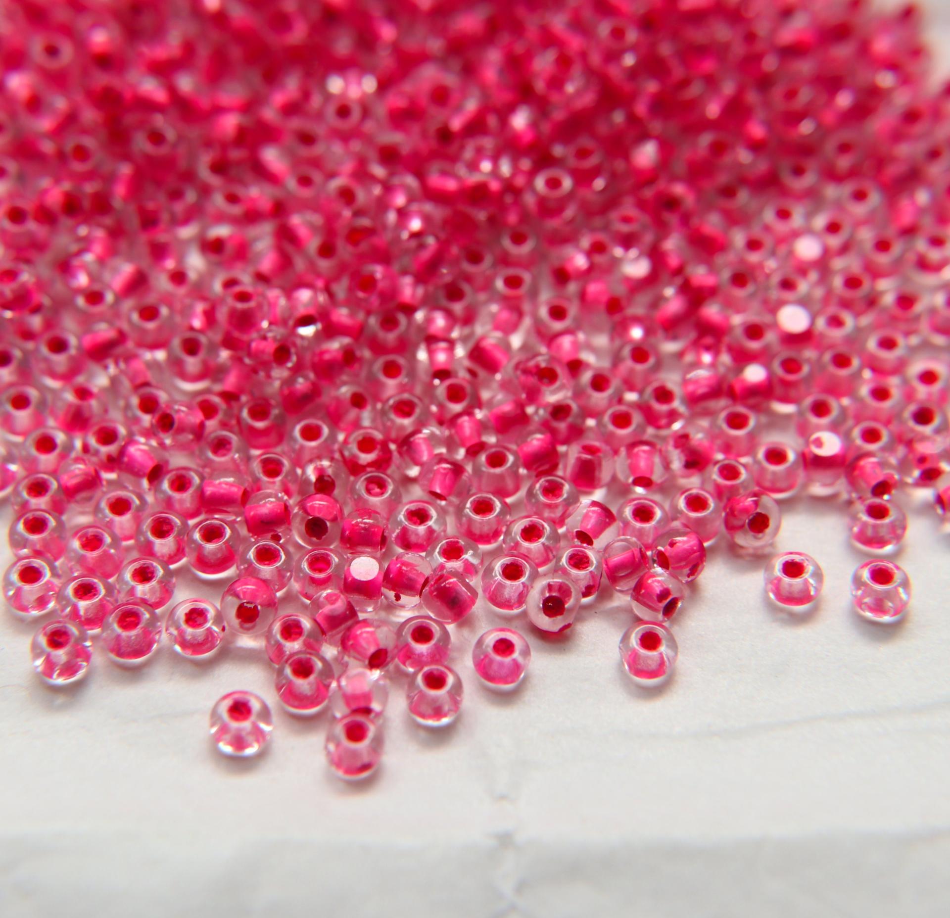 6/0 Charlotte Cut Beads in Neon Linings (14 Colors) 10/20/50/250/500 Grams frosted glass beads, jewelry supply, vintage findings, craft