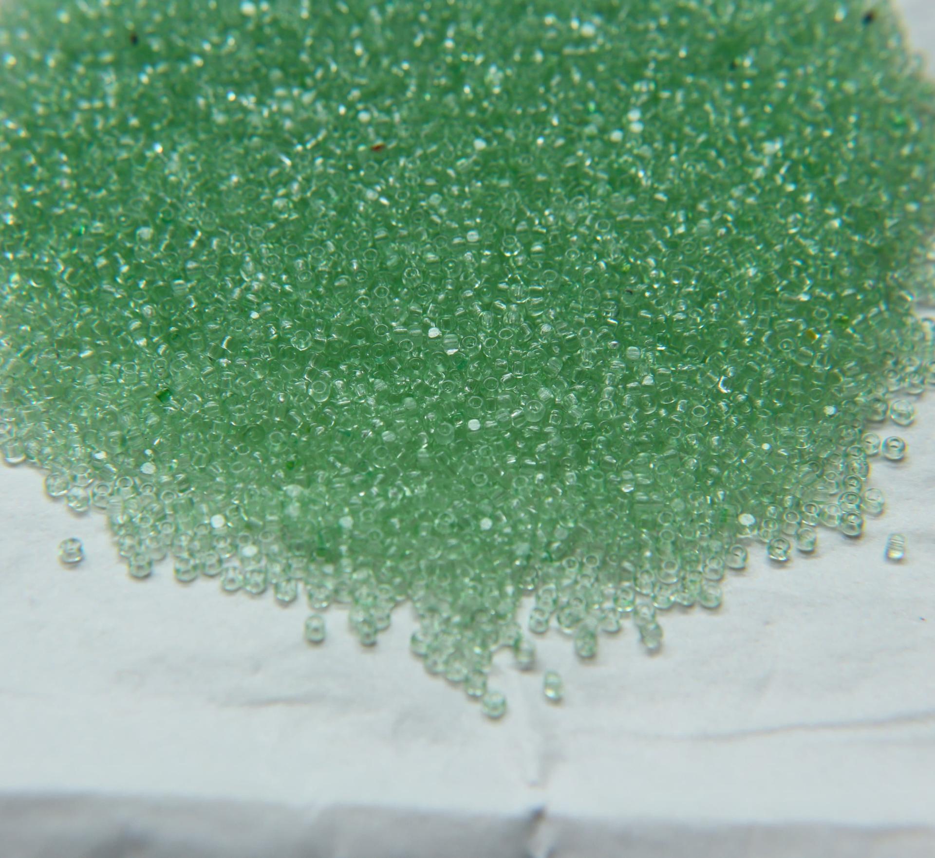 13/0 Charlotte true Cut Beads Chrysolite Transparent (Dyed) 5/10/20/50/250/500 Grams PREMIUM SEED Beads