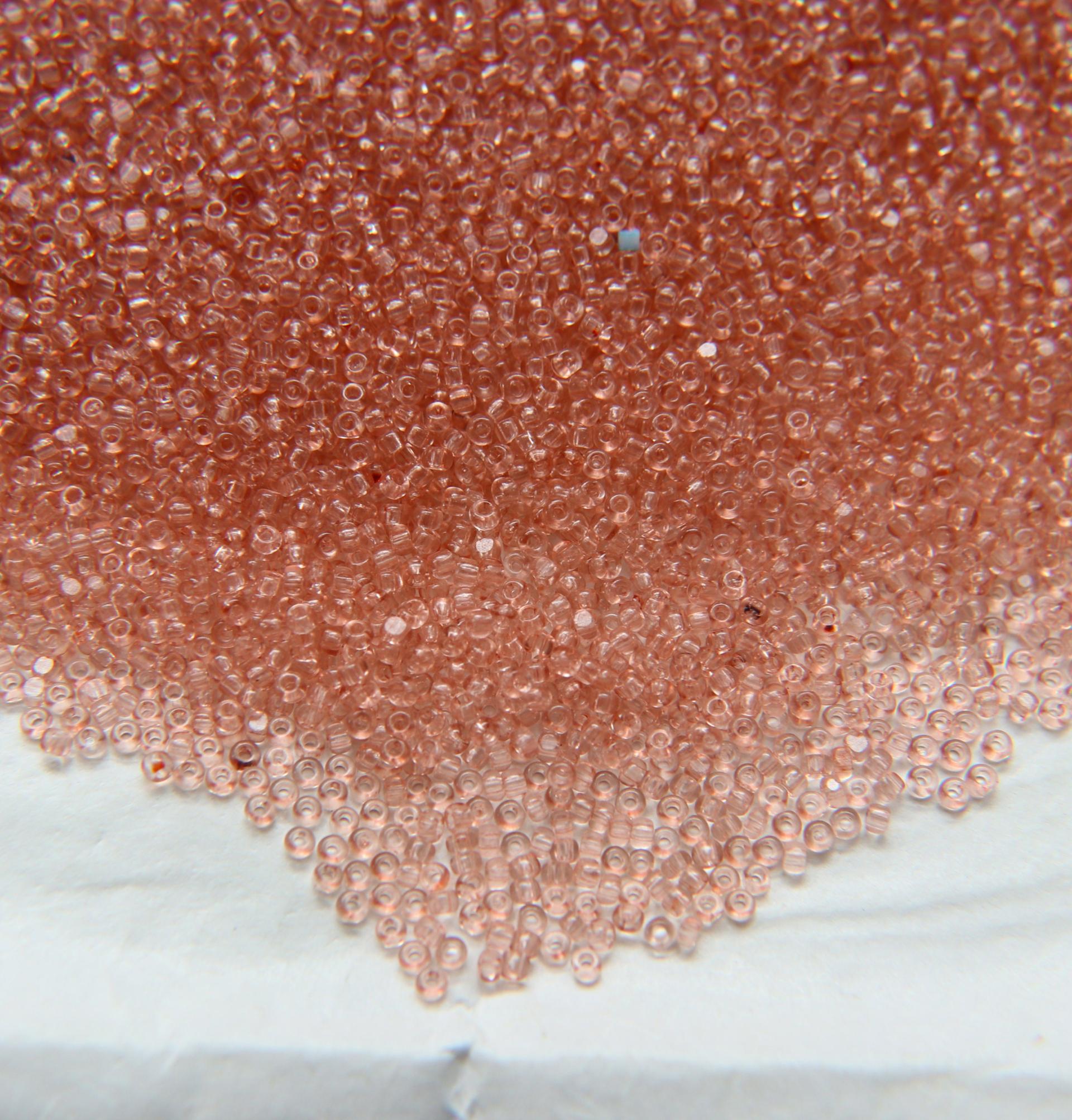 11/0 Charlotte Cut Beads Vintage Rose Transparent (Dyed) 10/20/50/250/500 Premium Seed beads, jewelry making