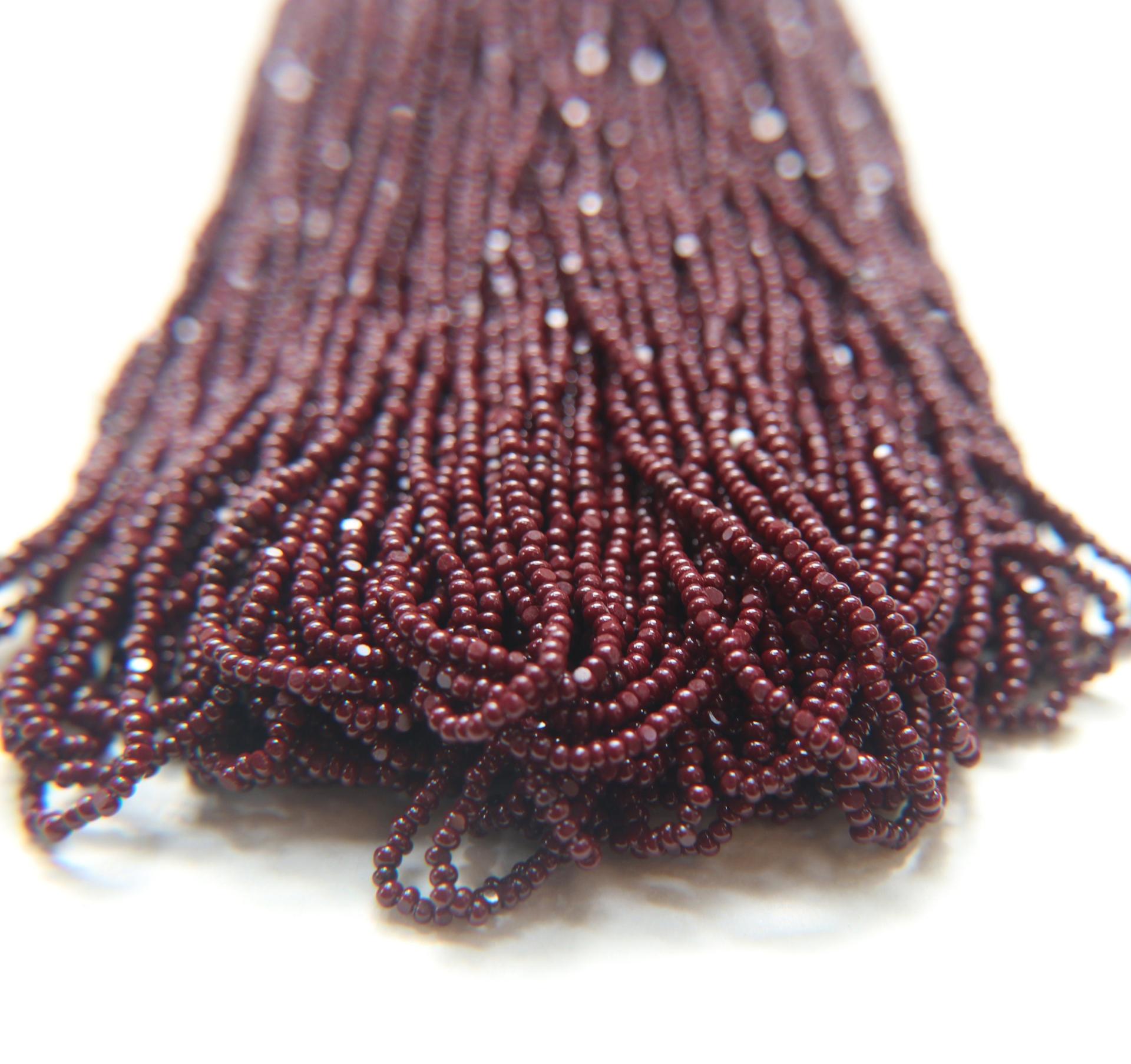 11/0 Charlotte true Cut Beads 2 MM Opaque Chocolate Brown 1/5/25/50/100 Hanks PREMIUM SEED Beads, bracelet beads, tassel beads