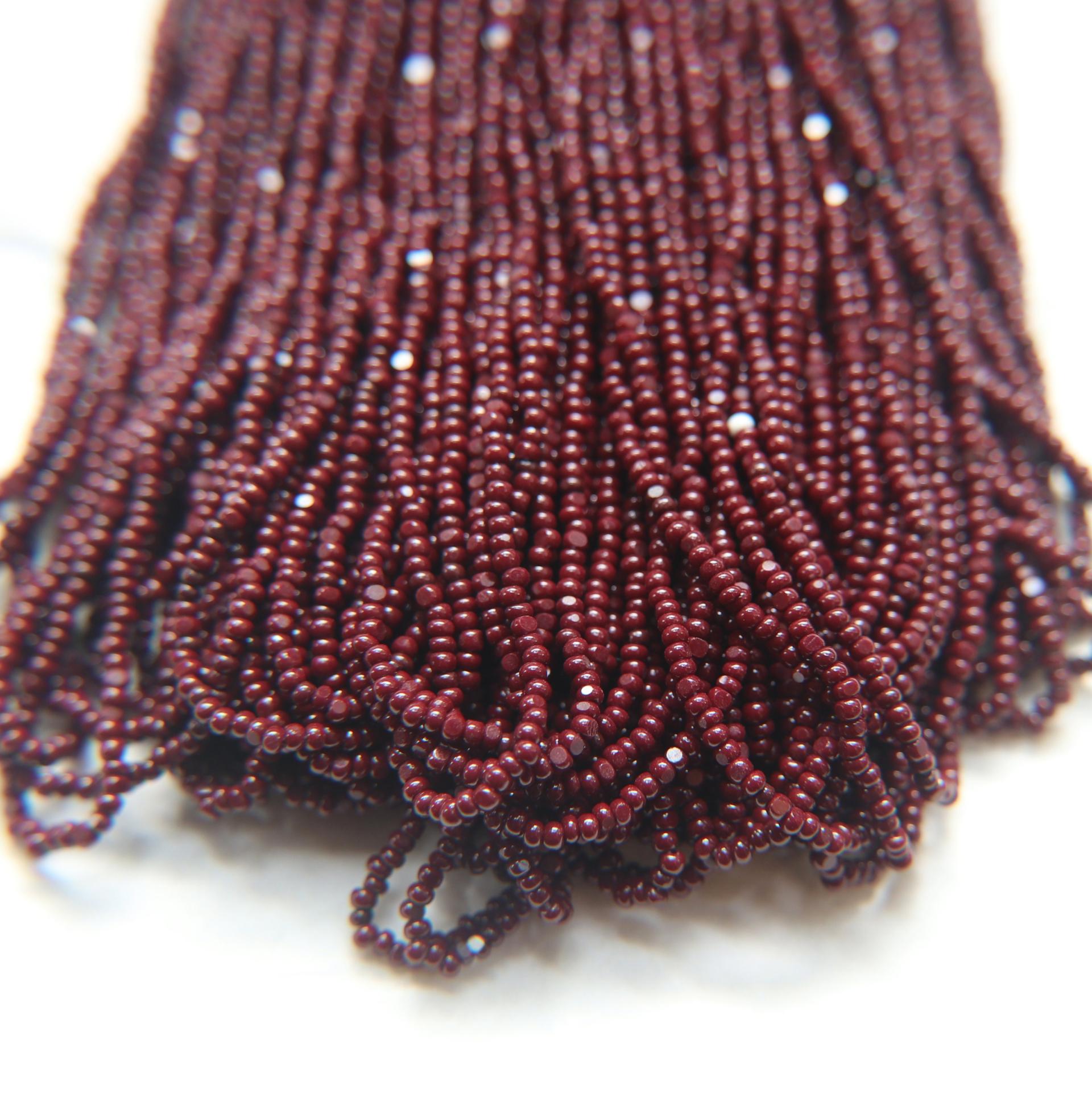 11/0 Charlotte true Cut Beads 2 MM Opaque Chocolate Brown 1/5/25/50/100 Hanks PREMIUM SEED Beads, bracelet beads, tassel beads