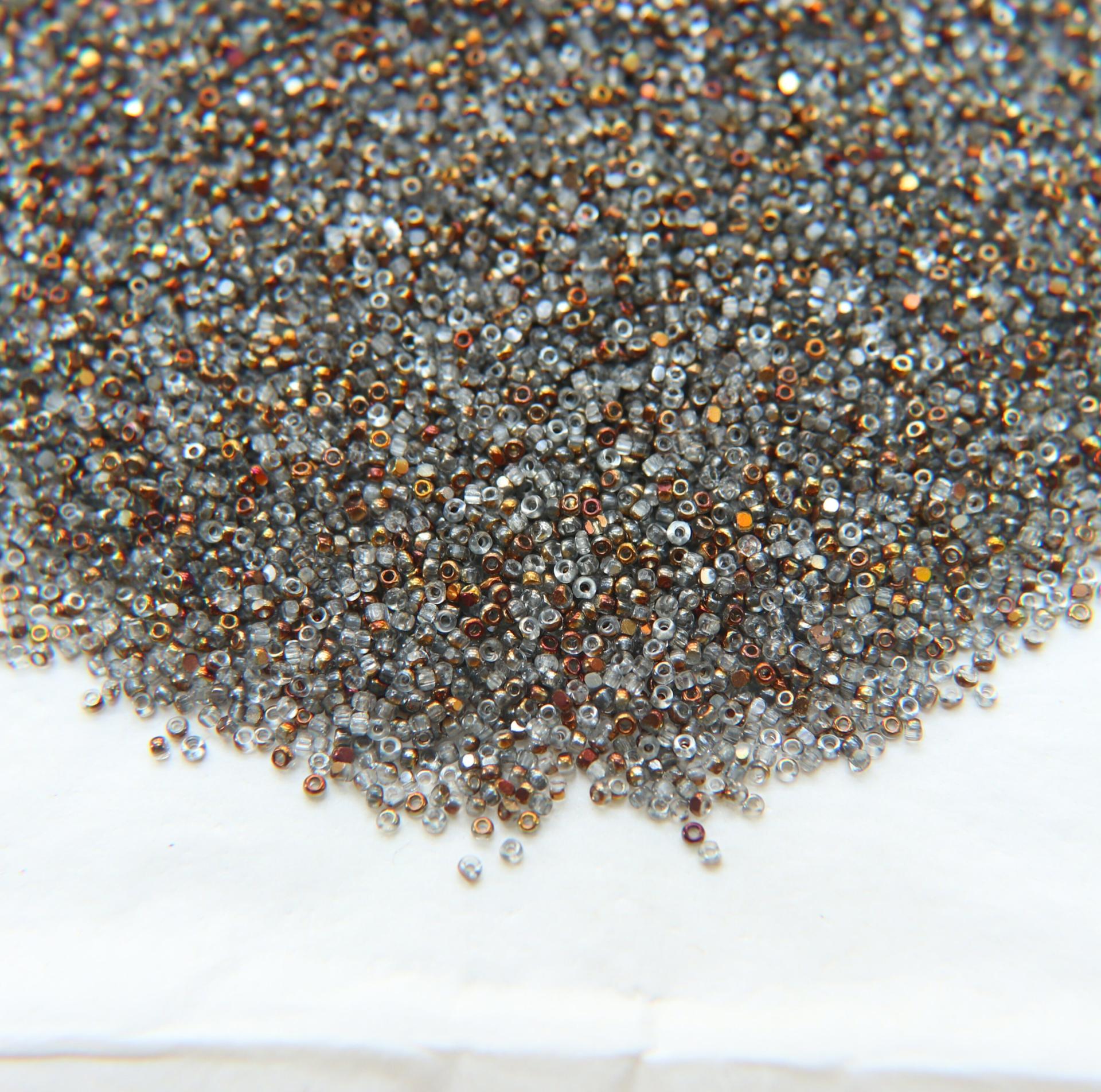 13/0 Charlotte Cut Beads Patina Crystal Bronze Gold 5/10/20/50/250/500 Grams PREMIUM MATERIALS