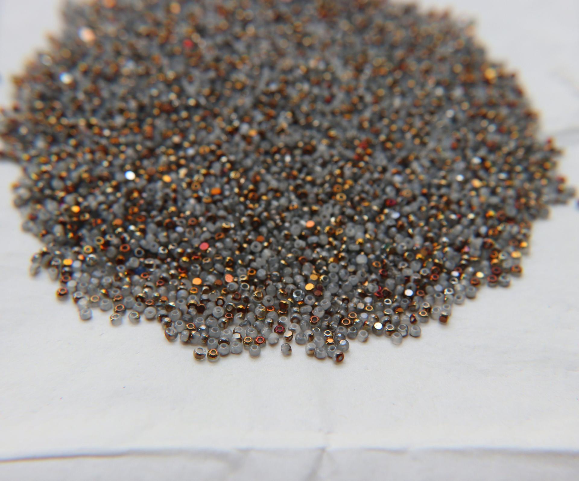 11/0 Charlotte Cut Beads Patina White Opal Bronze Gold 10/20/50/250/500 Grams PREMIUM MATERIALS