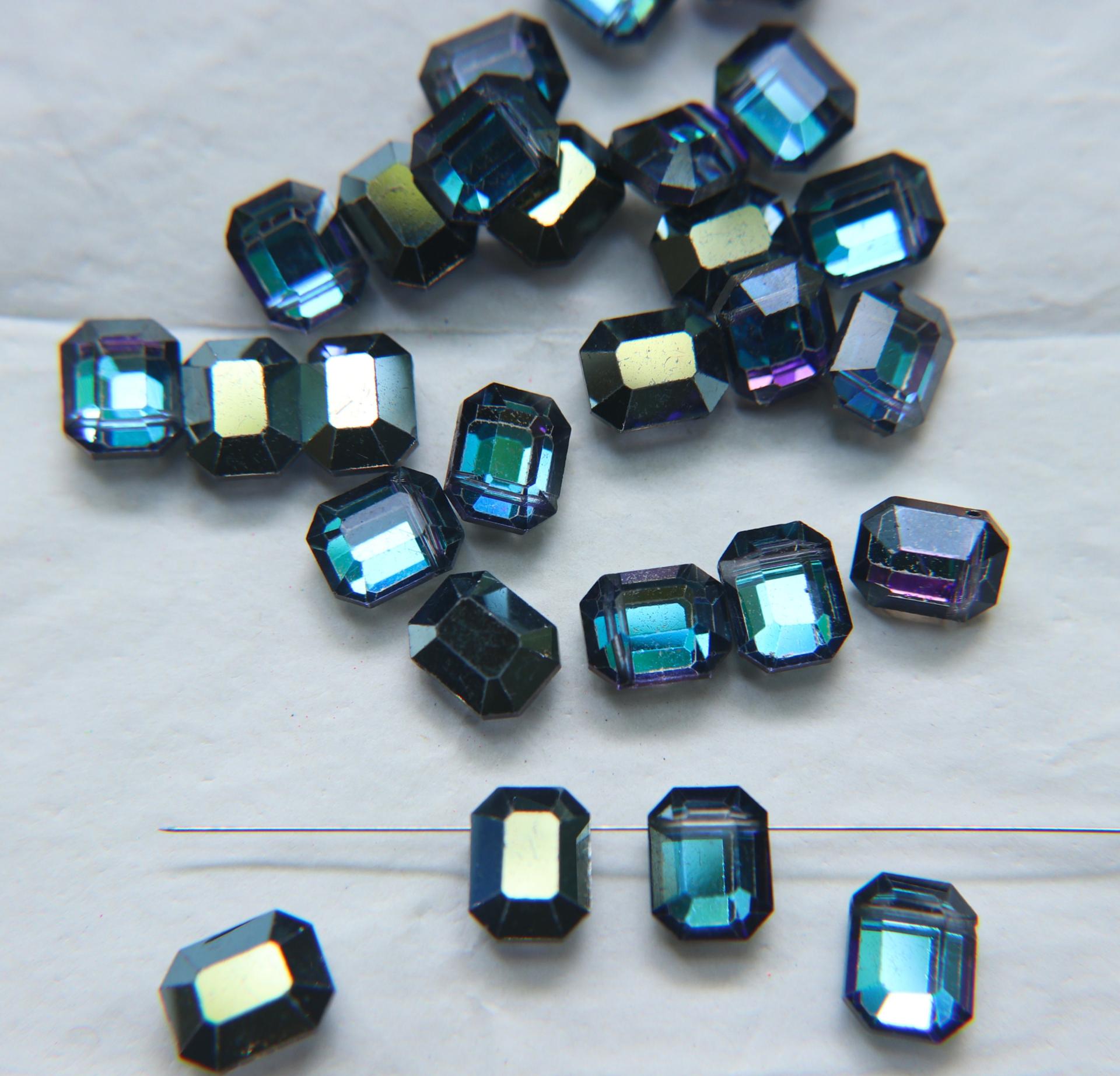 10x12mm 5105 - rare rectangular Swarovski crystal bead 2/6/12/36/72/144 Pieces, jewelry making, vintage findings, Premium Materials