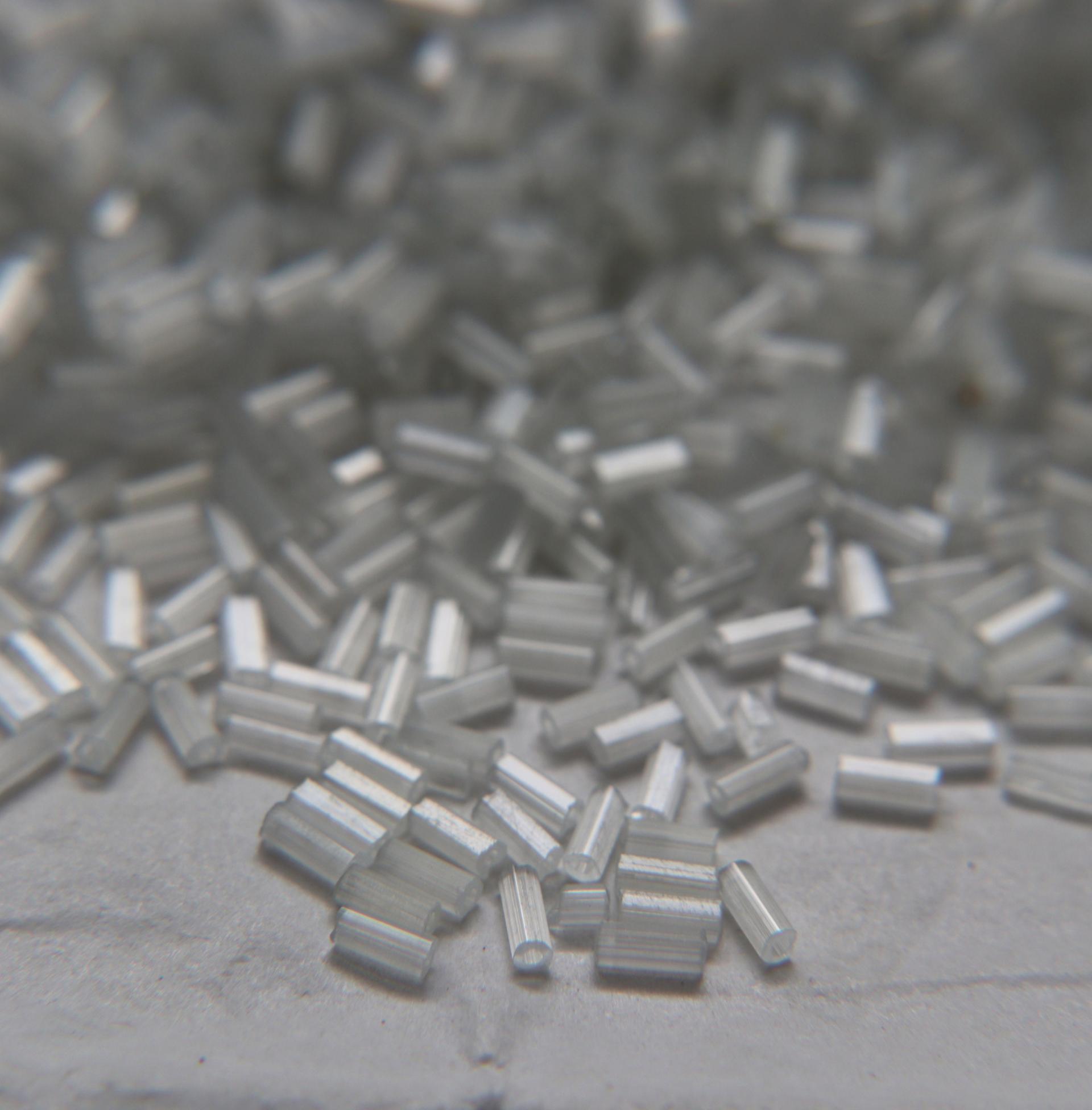 True Cuts Size 2 (2x4mm) Bugle Beads 5/10/20/50/250/500 Grams Sapphire Preciosa Ornella loose tube beads, embroidery materials, vintage