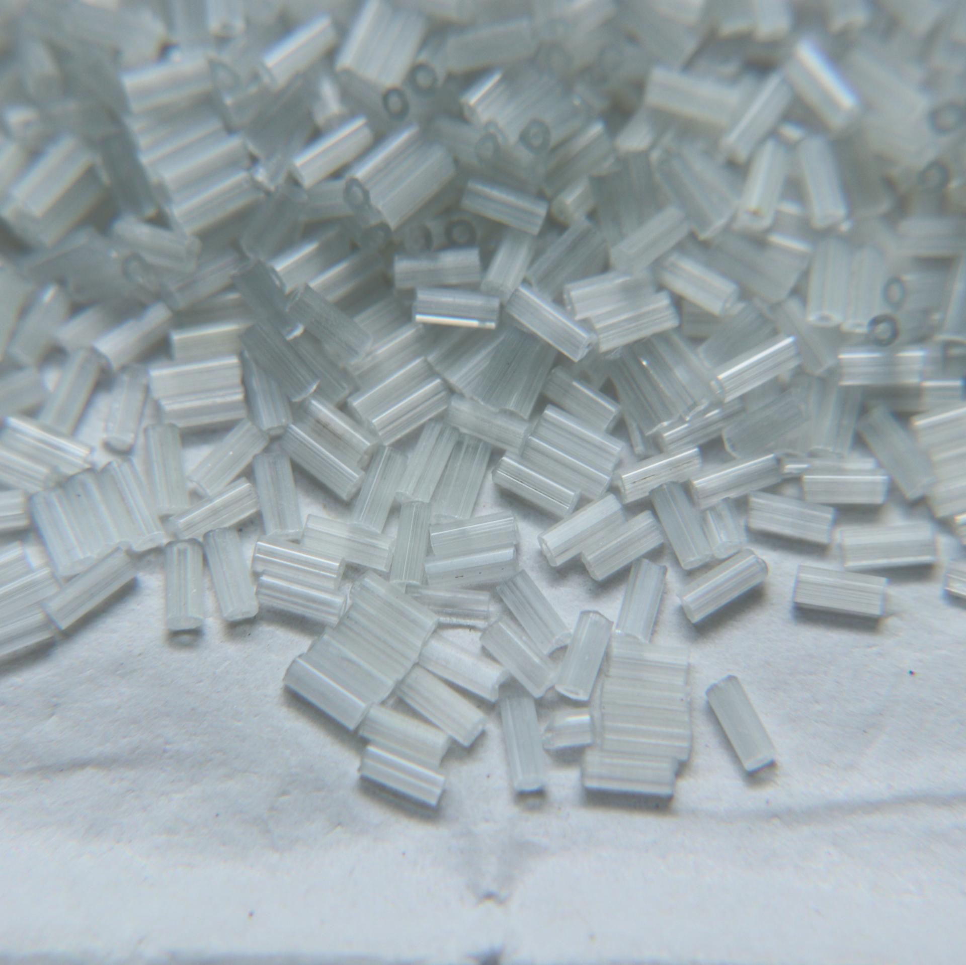 True Cuts Size 2 (2x4mm) Bugle Beads 5/10/20/50/250/500 Grams Sapphire Preciosa Ornella loose tube beads, embroidery materials, vintage