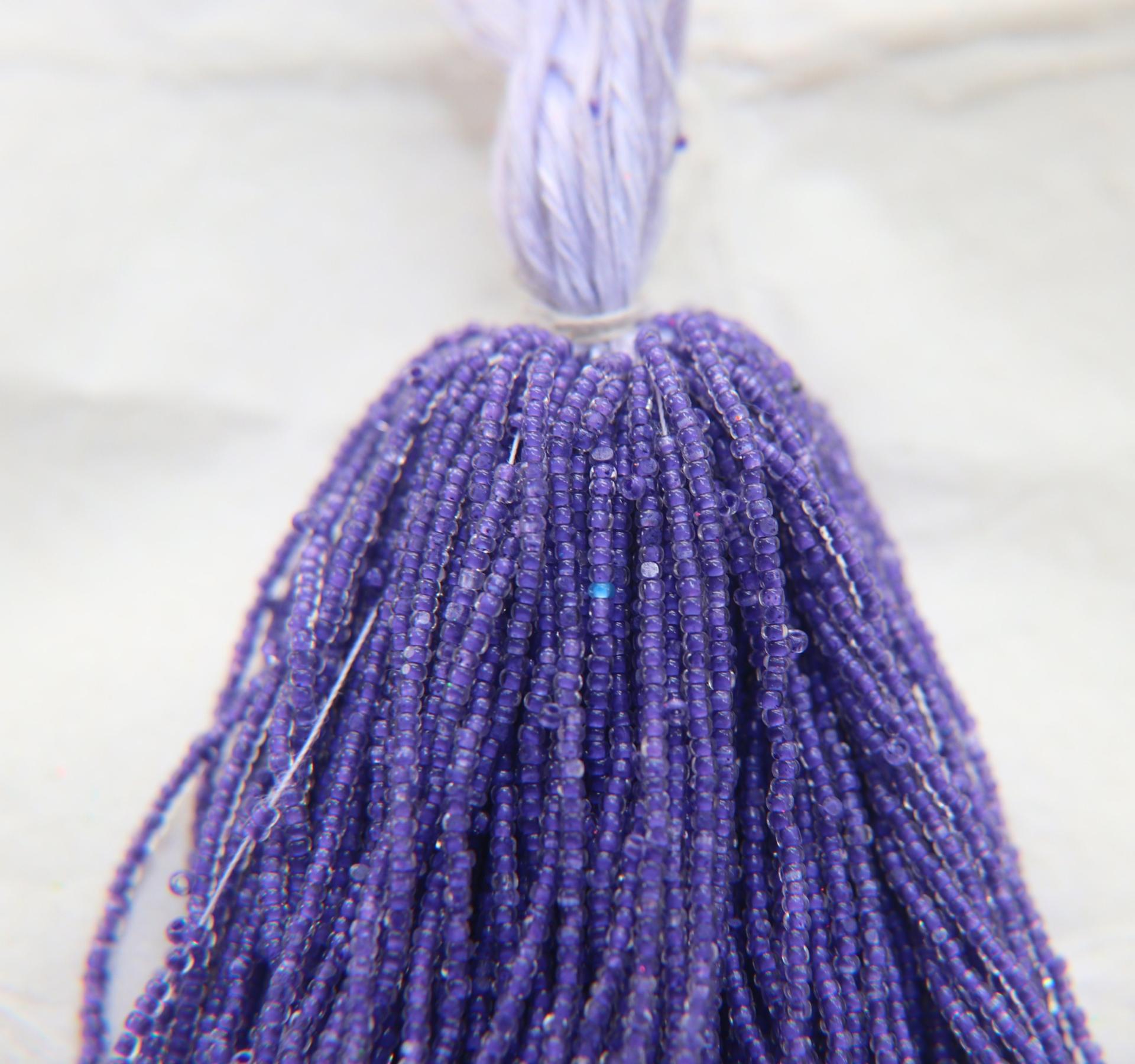 13/0 Hanks Charlotte Cut Beads Neon Purple Linings 1/5/25/50/100 Hanks 1.6mm jewellery rare glass beads, jewelry supply, native supply