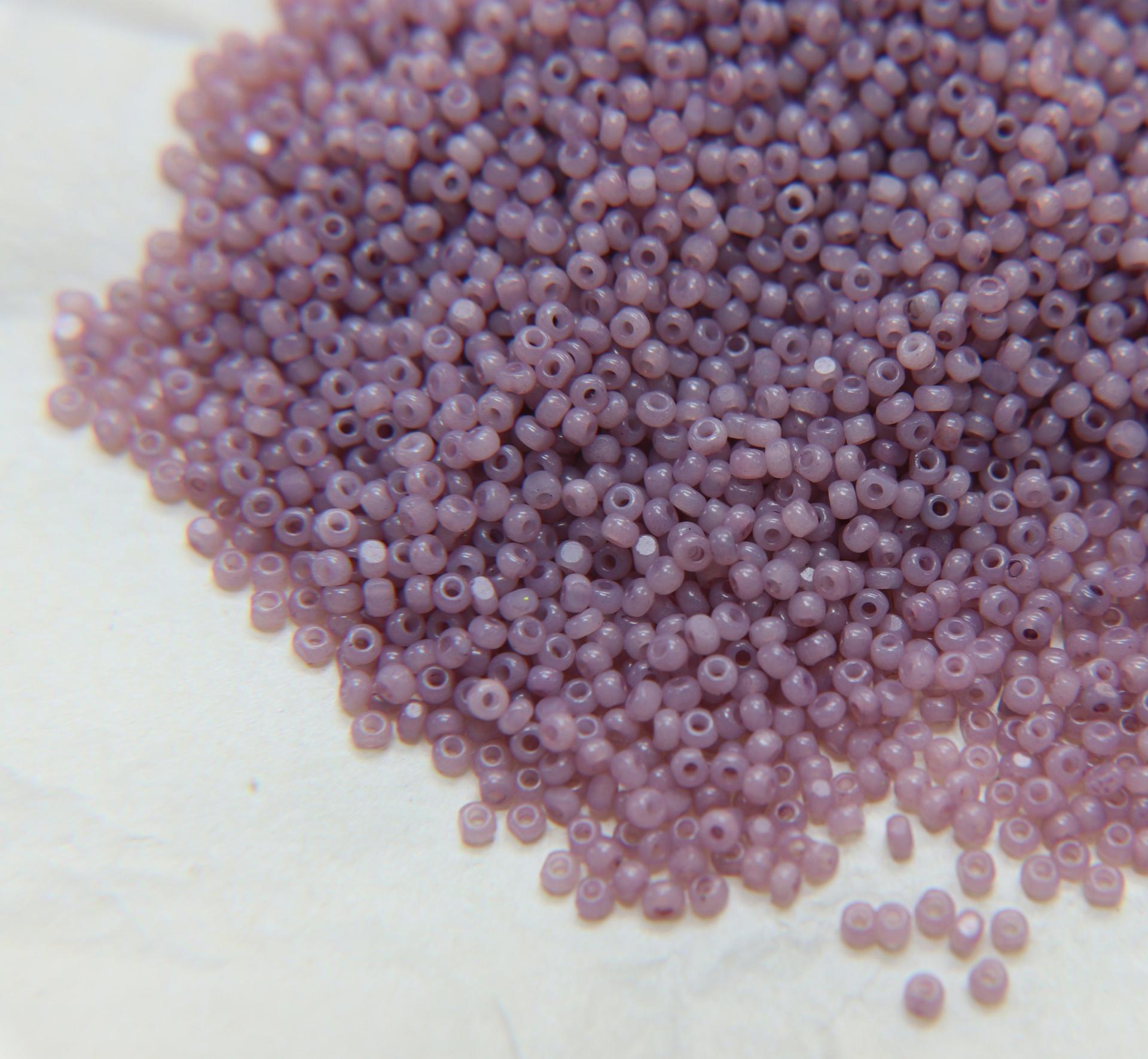 13/0 Charlotte Cut Beads Light Amethyst Opal 5/10/20/50/250/500 Grams PREMIUM SEED BEADS, Native Supply