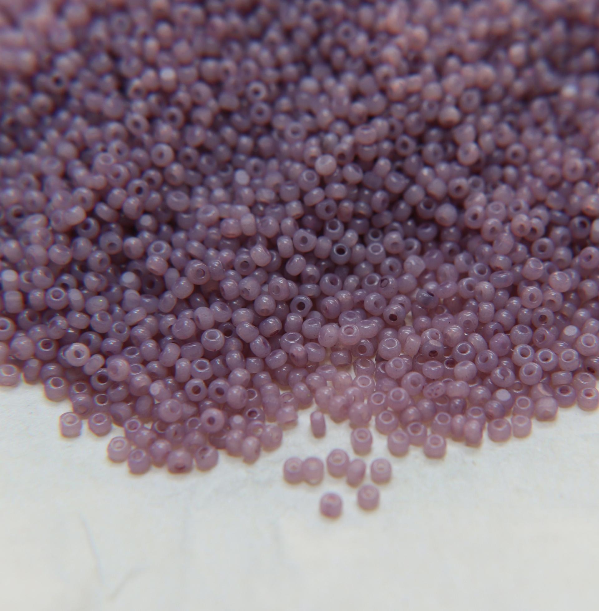 13/0 Charlotte Cut Beads Light Amethyst Opal 5/10/20/50/250/500 Grams PREMIUM SEED BEADS, Native Supply