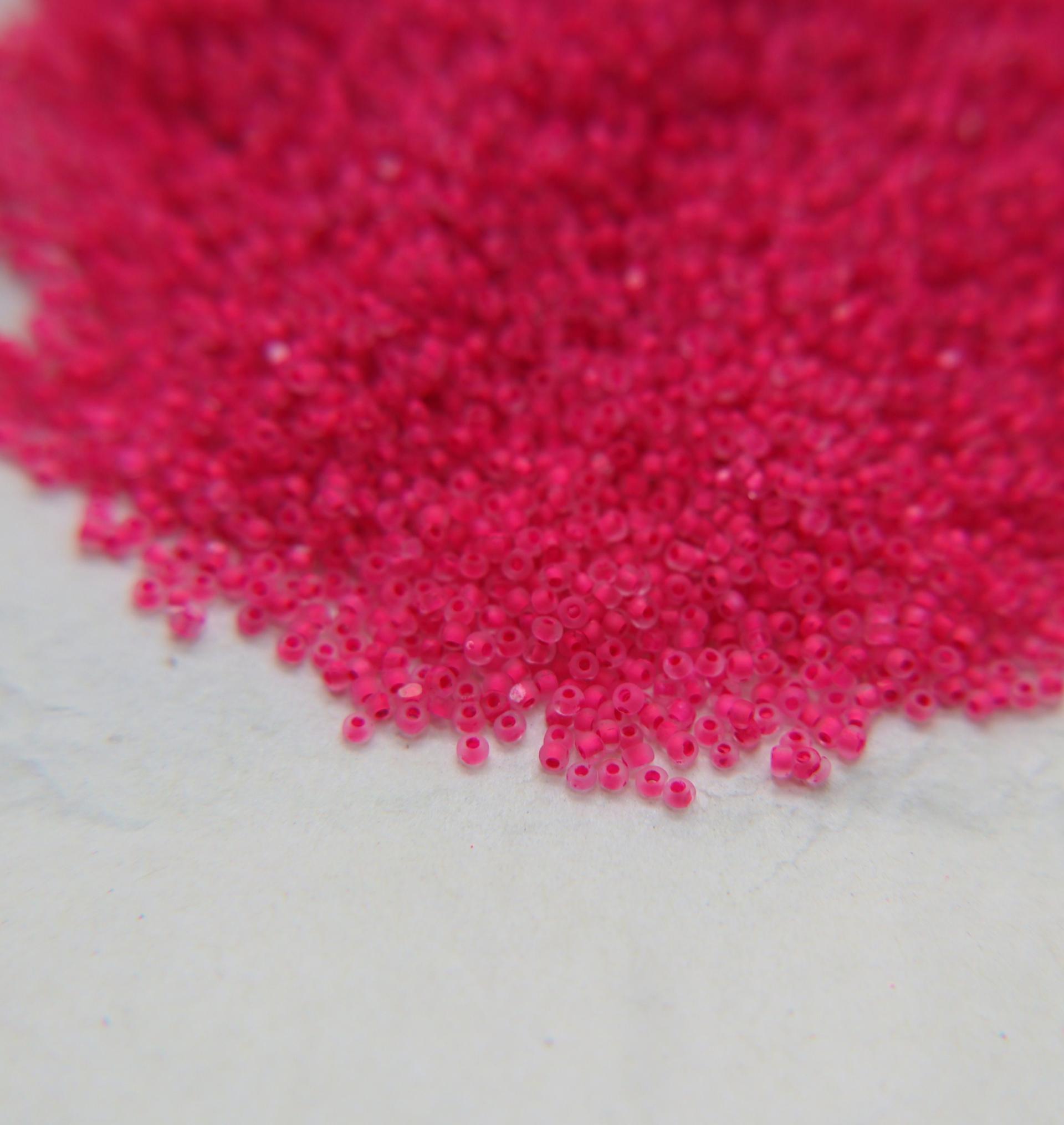 11/0 Charlotte true Cut Beads MATT Neon Linings (7 Colors) 10/20/50/250/500 Grams Premium Seed Beads, Rare Beads, Native Supply