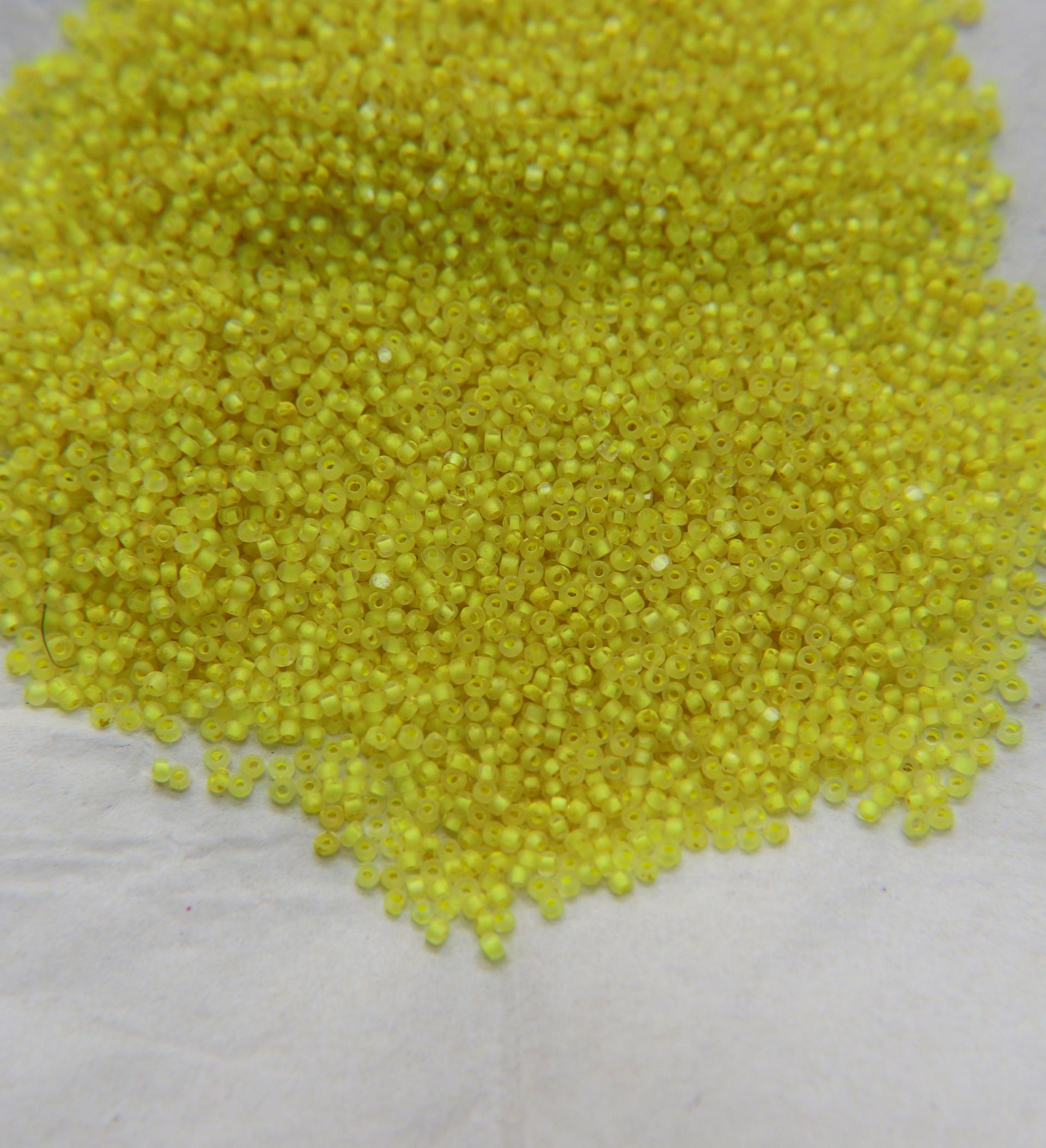 11/0 Charlotte true Cut Beads MATT Neon Linings (7 Colors) 10/20/50/250/500 Grams Premium Seed Beads, Rare Beads, Native Supply