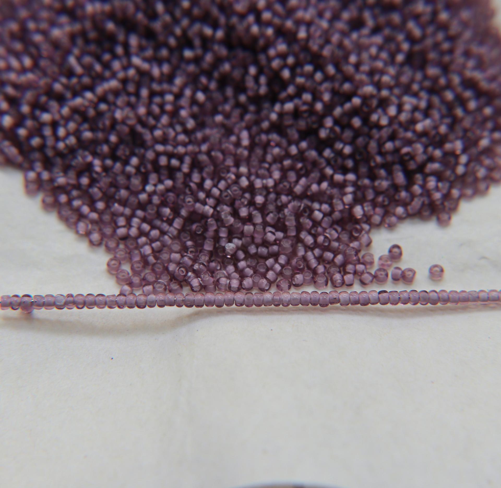 11/0 True cuts Charlotte Beads Light Amethyst White Lined 10/20/50/250/500 Grams PREMIUM SEED BEADS, Native Supply