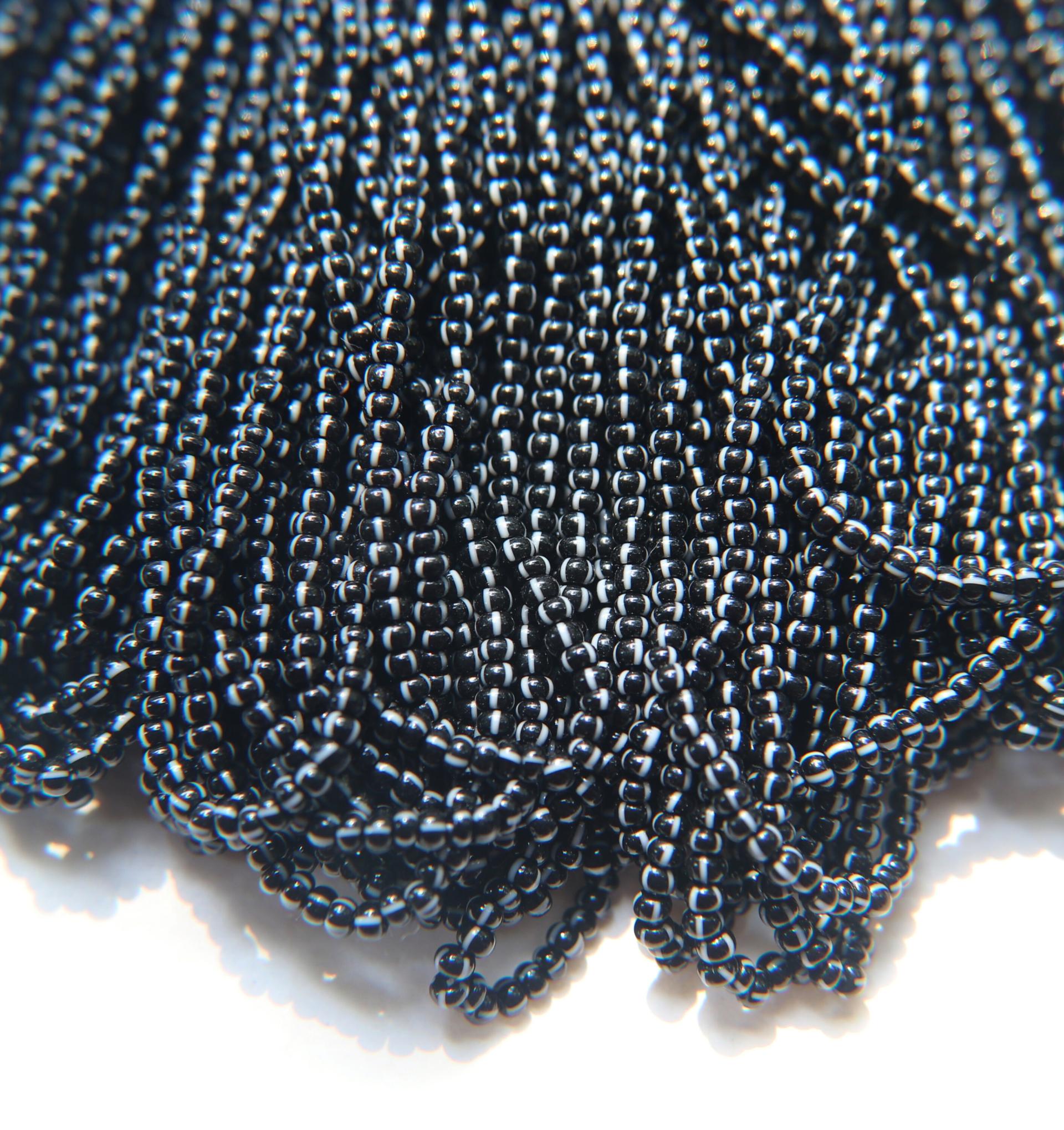 8/0 Stripes/Harlequins/Travertine SEED BEADS PRECIOSA Traditional Czech Beads™ , mix beads, embroidery materials, craft supplies