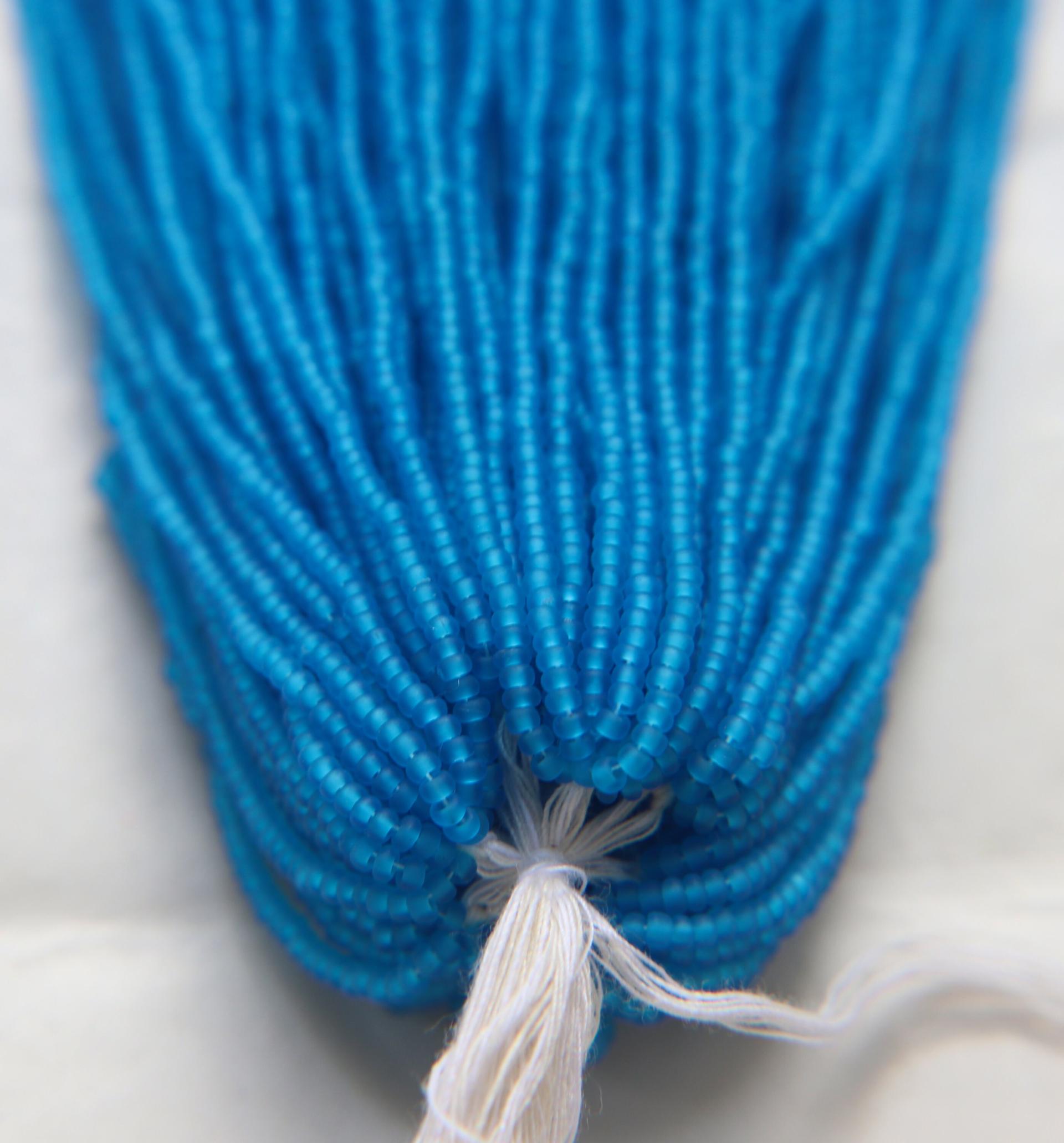 11/0 Czech Seed Bead MATT Dark Aqua 1/5/25 Full hanks Preciosa Ornella loose beads, mix beads, embroidery materials, craft supplies