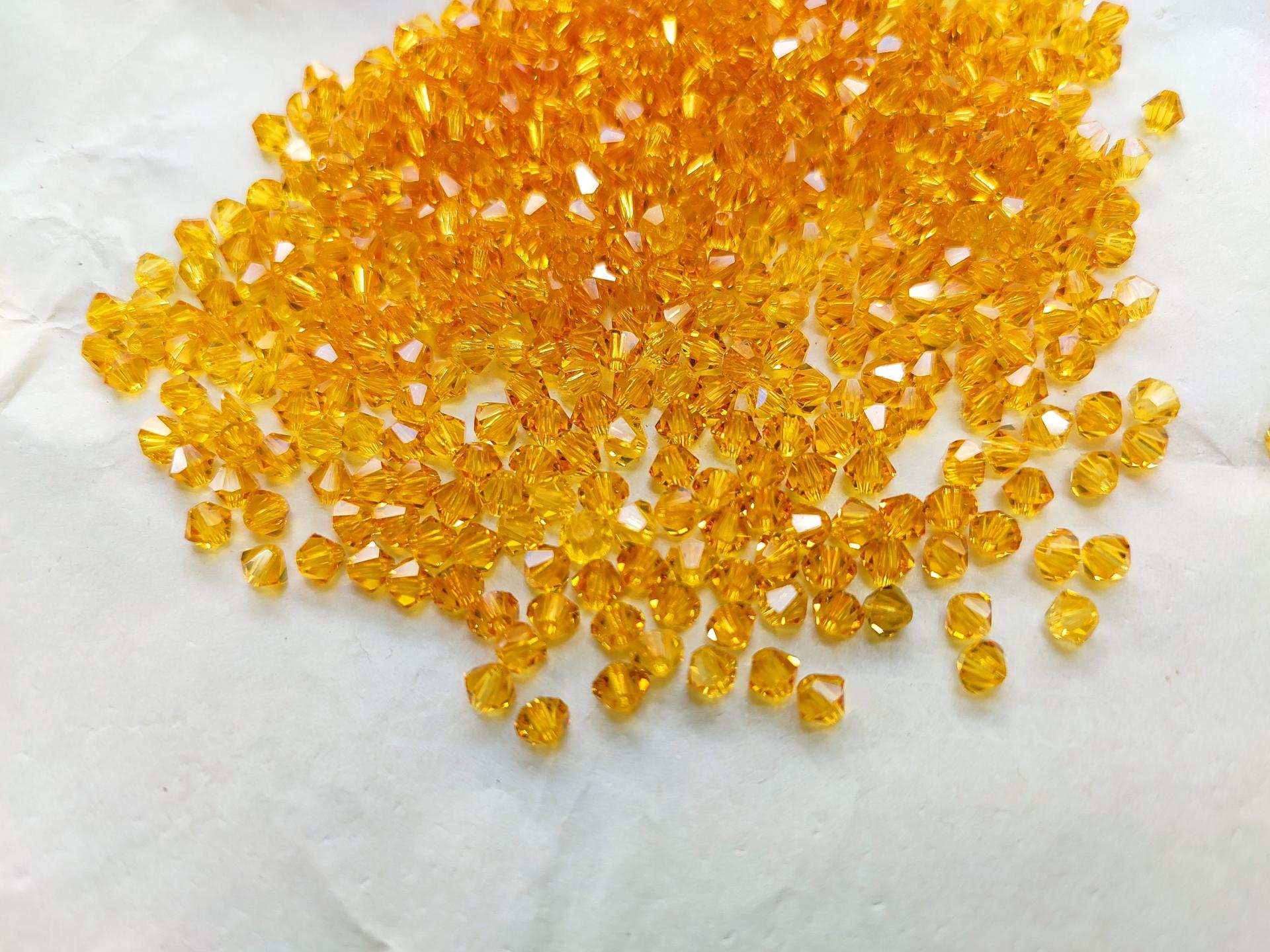 Sunflower Swarovski Bicone (4mm) 36/72/144/432/720 Pieces jewelry making, crafts supplies, decorations, embroidery materials
