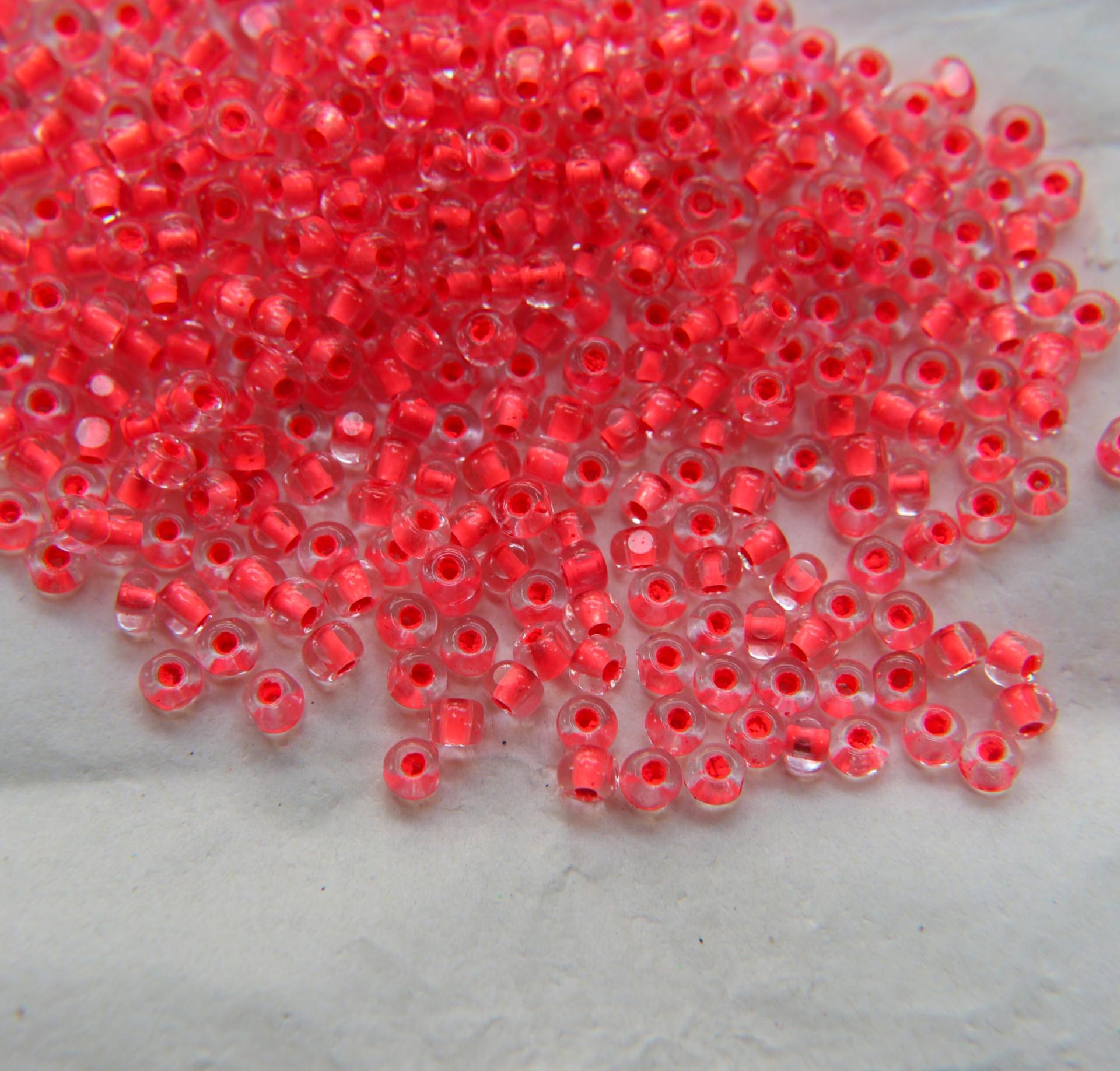 6/0 Charlotte Cut Beads in Neon Linings (14 Colors) 10/20/50/250/500 Grams frosted glass beads, jewelry supply, vintage findings, craft