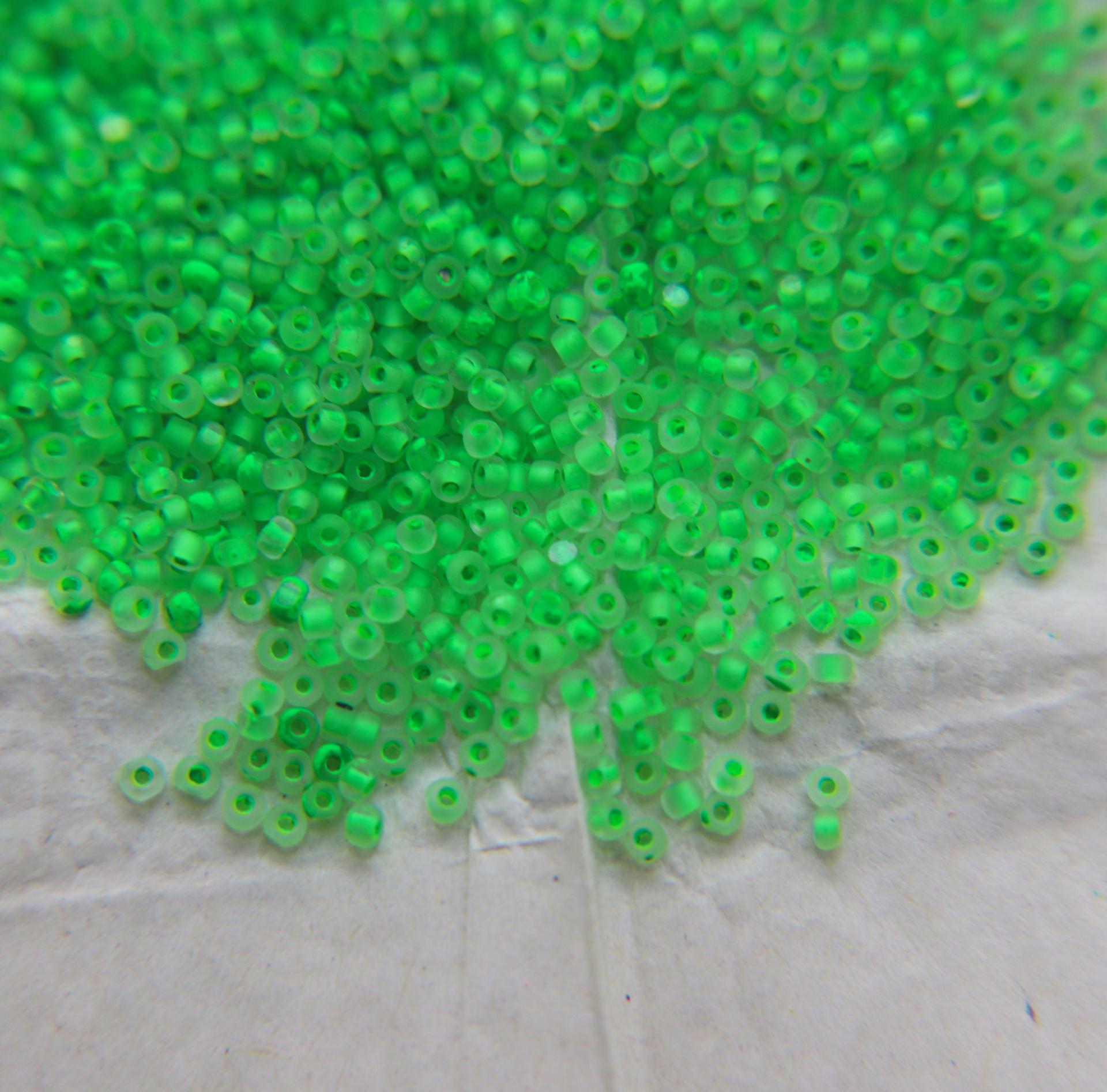 11/0 Charlotte true Cut Beads MATT Neon Linings (7 Colors) 10/20/50/250/500 Grams Premium Seed Beads, Rare Beads, Native Supply