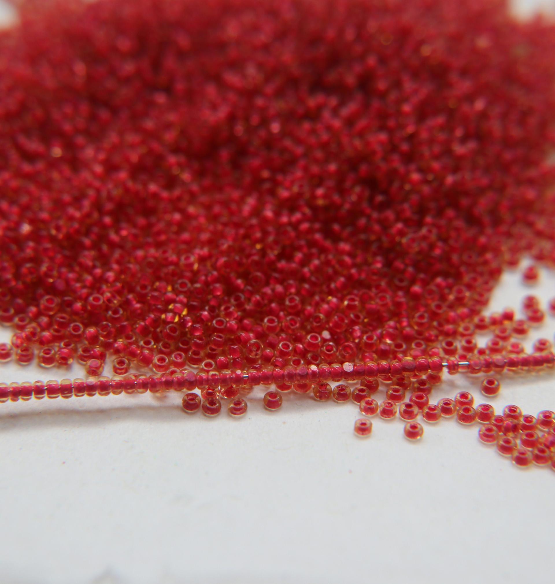 11/0 True cuts Charlotte Beads Honey Fuchsia Lined 10/20/50/250/500 Grams PREMIUM SEED BEADS, Native Supply