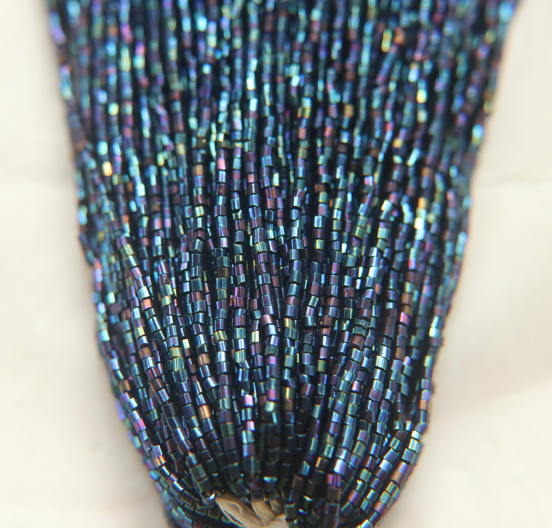 11/0 Czech Two Cut Seed Bead Blue Iris 1/5/25 Full hanks Preciosa Ornella loose beads, mix beads, embroidery materials, craft supplies