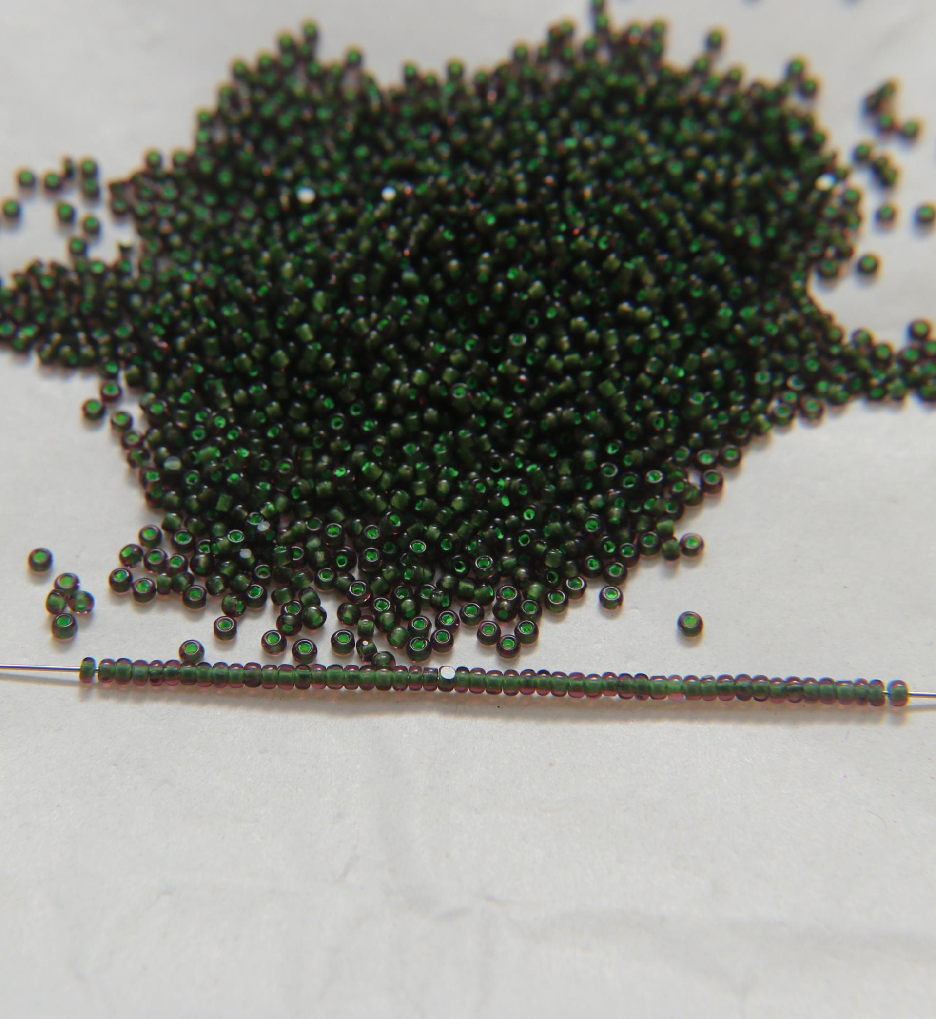 11/0 True cuts Charlotte Beads Amethyst Neon Green Lined 10/20/50/250/500 Grams PREMIUM SEED BEADS, Native Supply