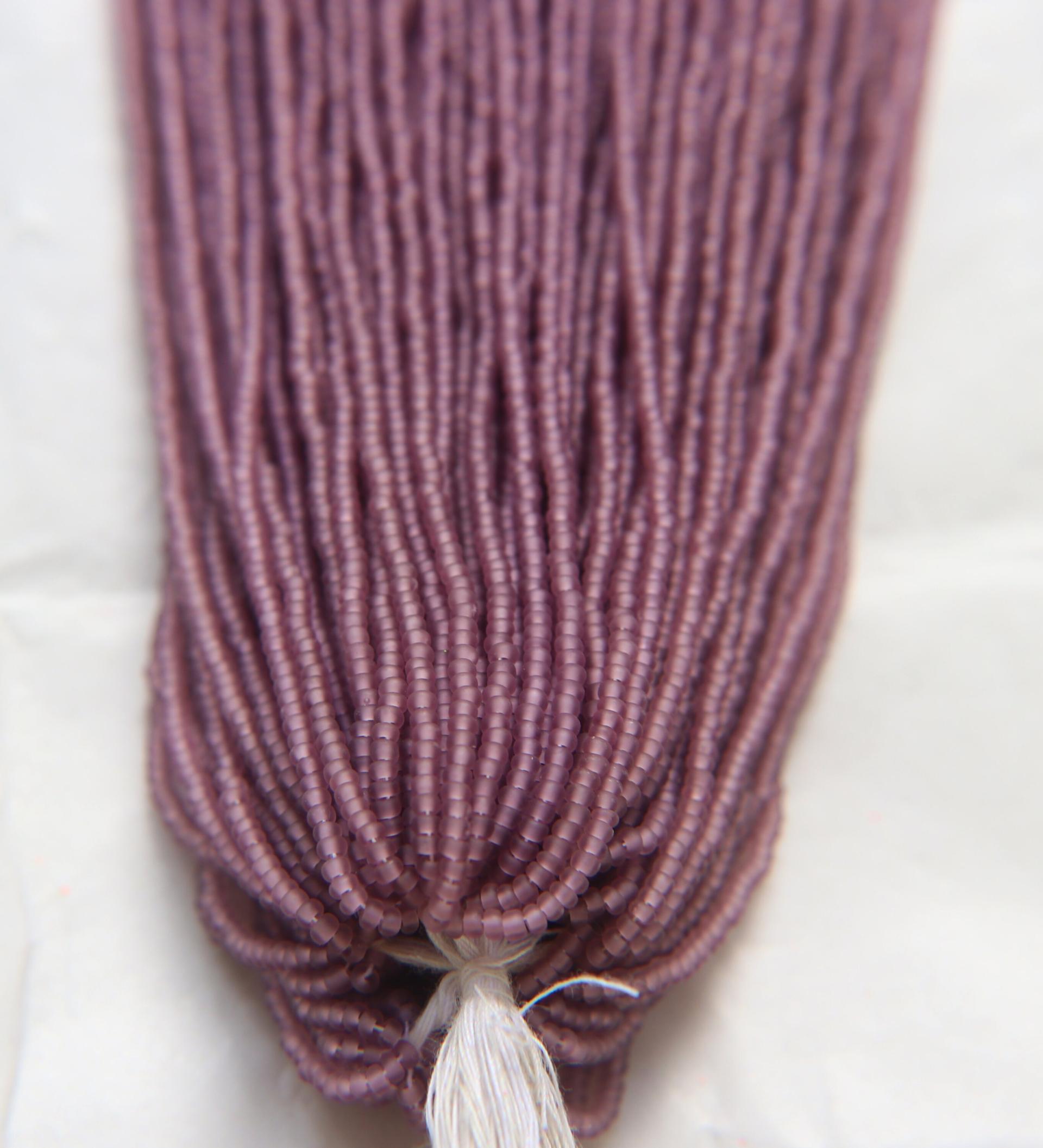 11/0 Czech Seed Bead MATT Light Amethyst 1/5/25 Full hanks Preciosa Ornella loose beads, mix beads, embroidery materials, craft supplies