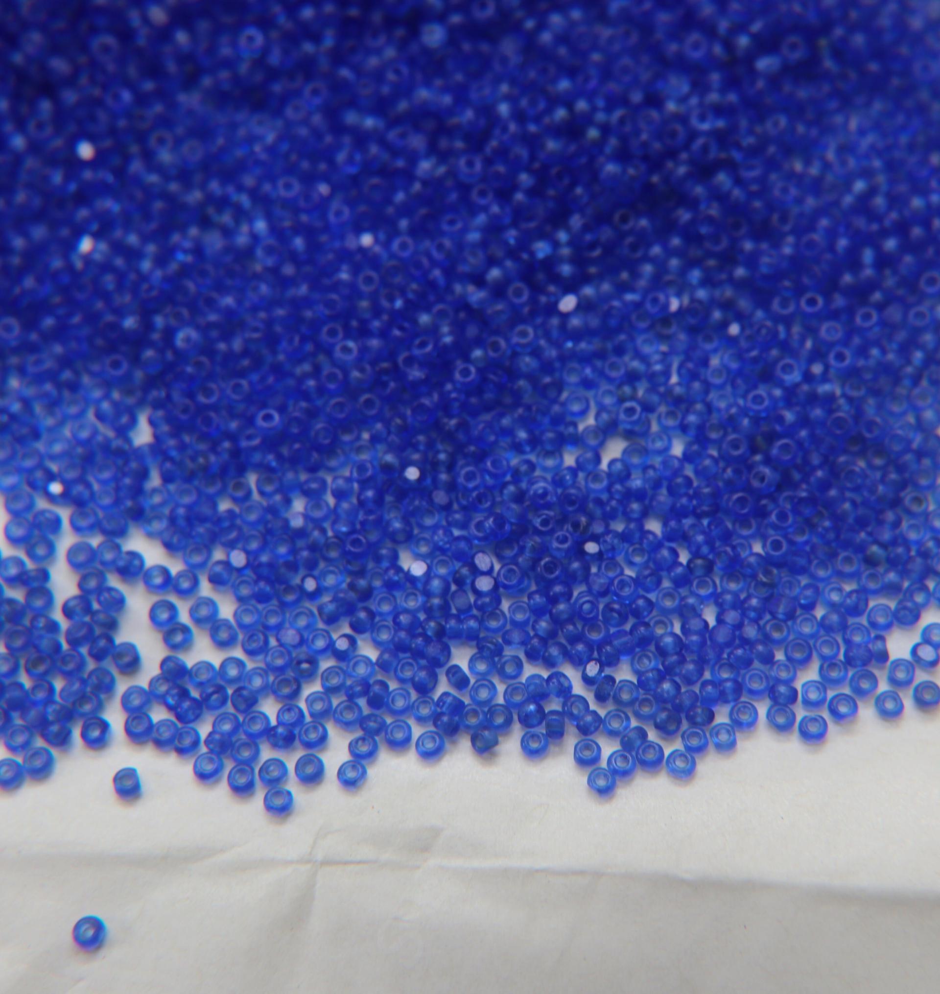 11/0 Charlotte true Cut Beads Sapphire Transparent Loose Beads 10/20/50/250/500 Grams Native Beads Supplies