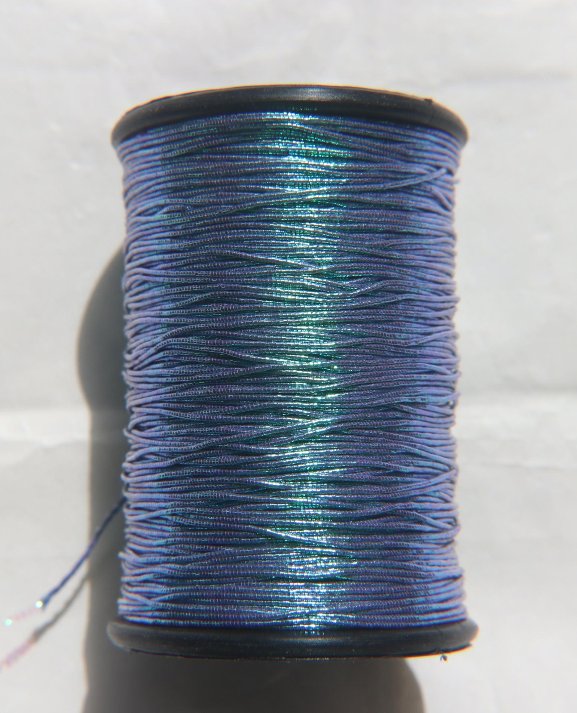 Iridescent Color Cord Dori Thread Beading Embroidery Braided Non-Stretch thread for Embroidery & Jewelry Making 0.6MM Width, 100 Meter/Roll
